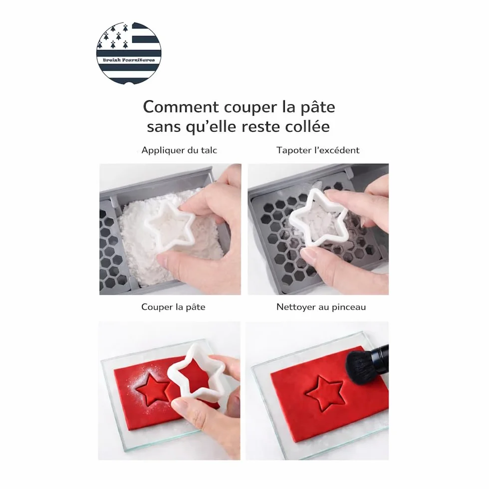 Emporte-pièce Fleur Pâte Polymère Outil Création DIY
