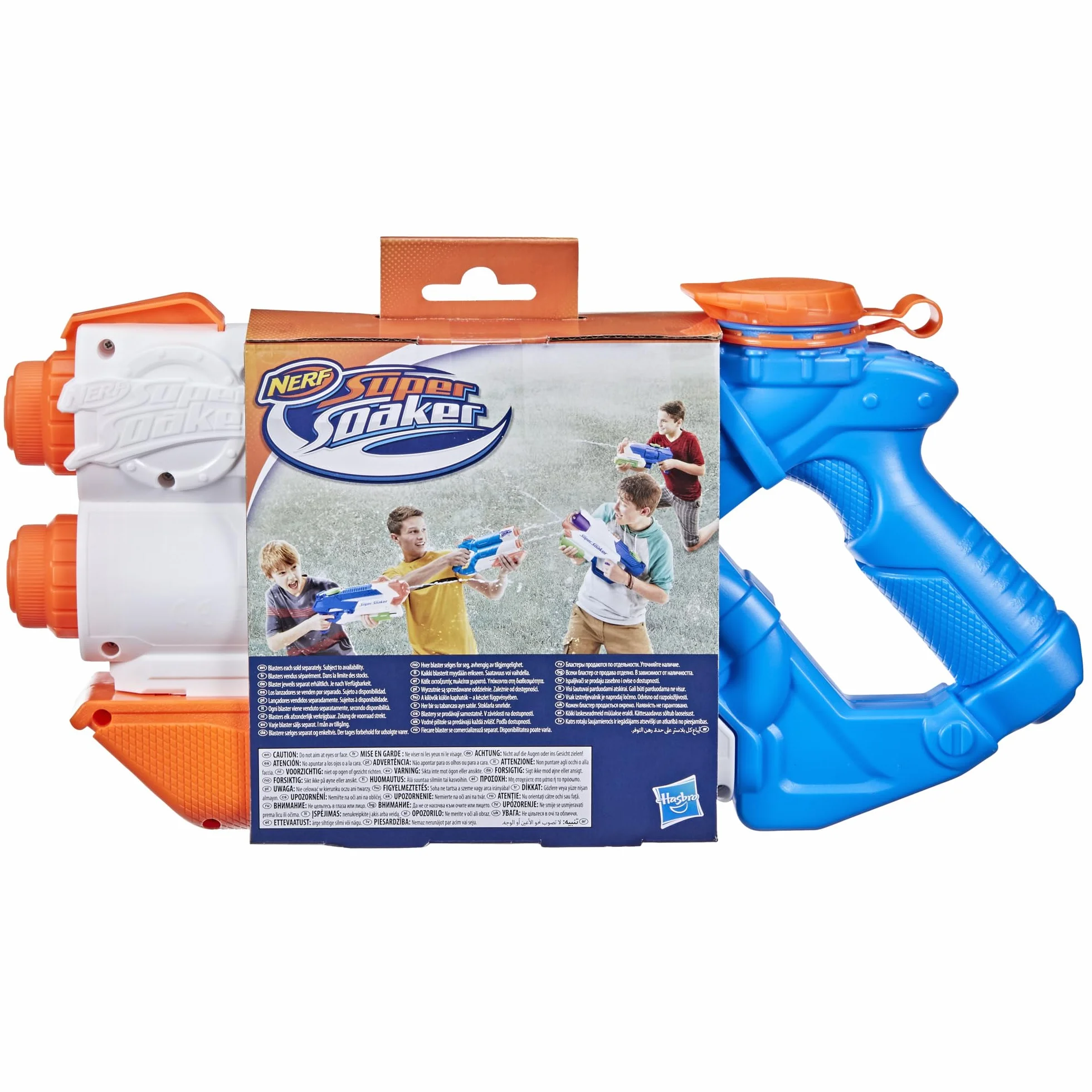 Nerf Super Soaker Twin Tide Blaster à Eau Puissant pour Enfant dès 6 Ans