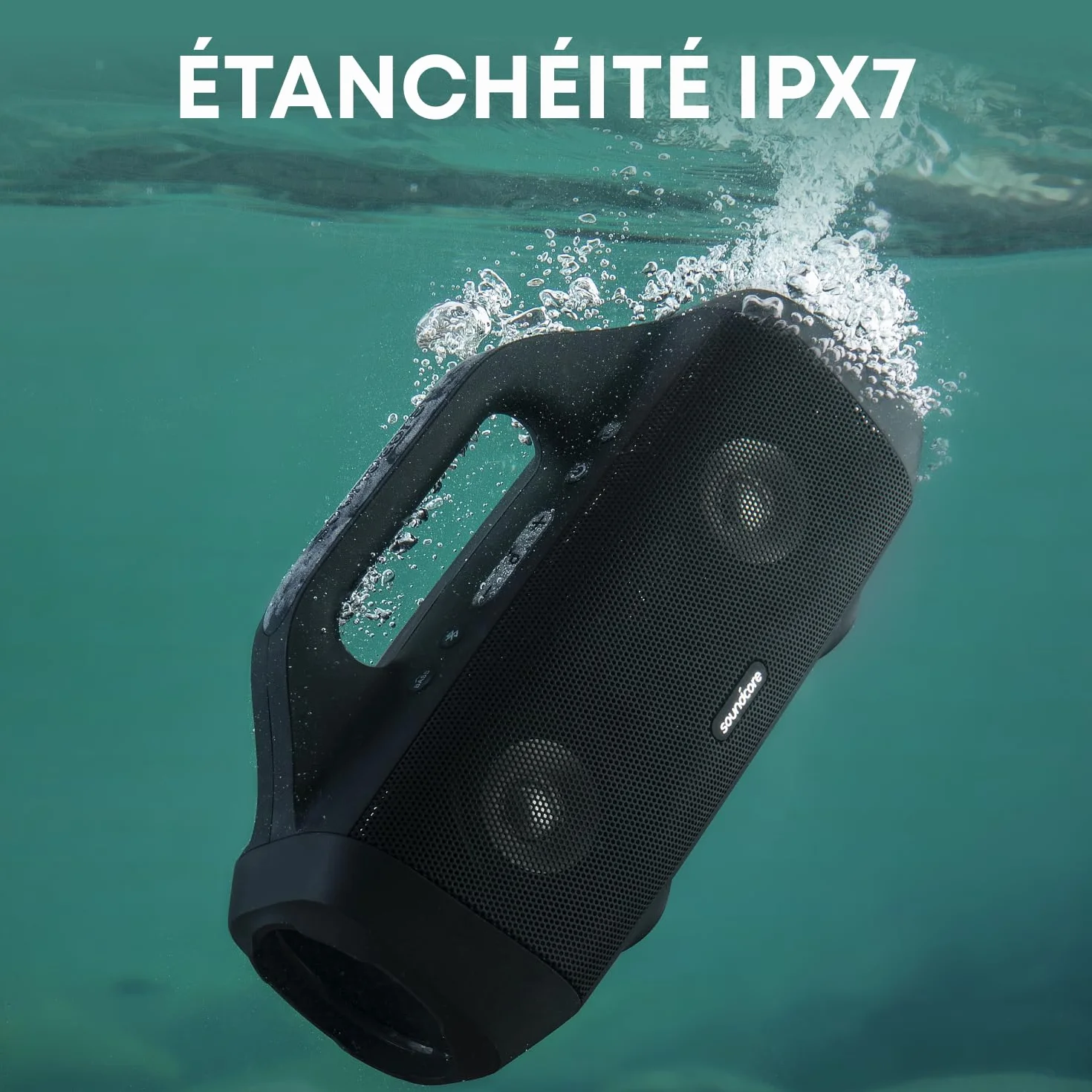 Soundcore Motion Boom Enceinte Bluetooth IPX7 24h Portable Camping