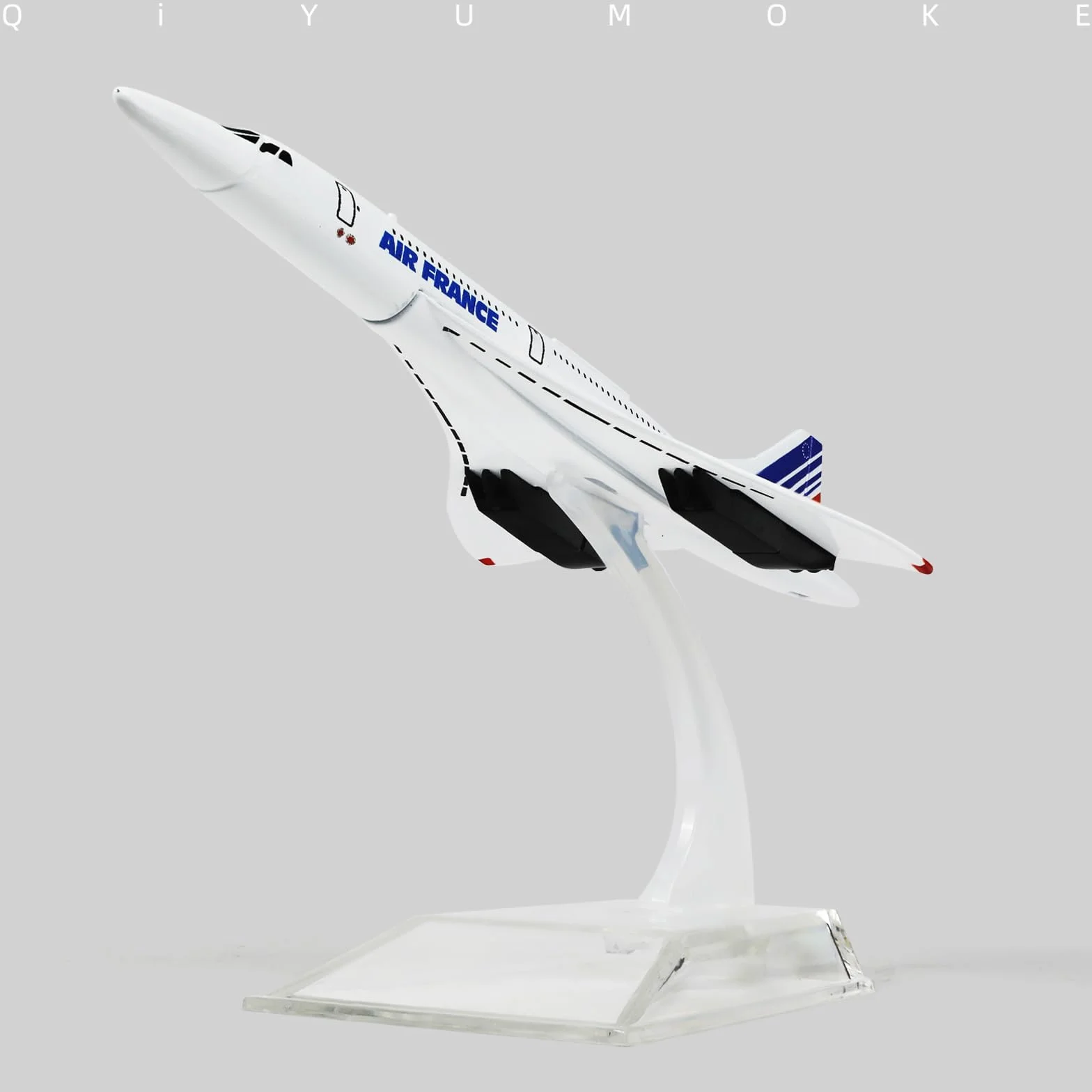 NUOTIE Concorde Air France Modèle d'avion moulé sous Pression en métal 1/400 Collection