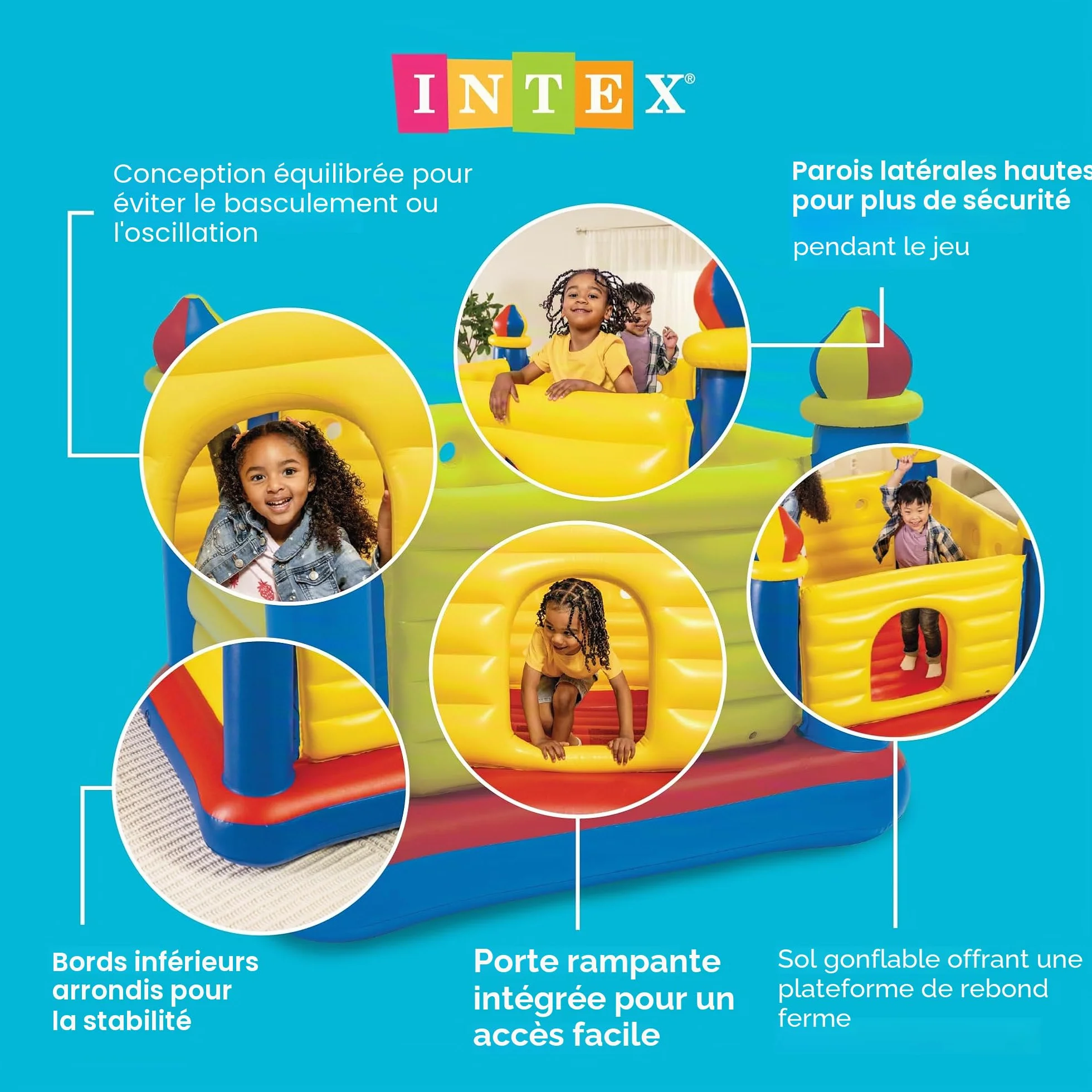 Intex Chateau gonflable Jump-O-Lene 48259 Sans Phtalates