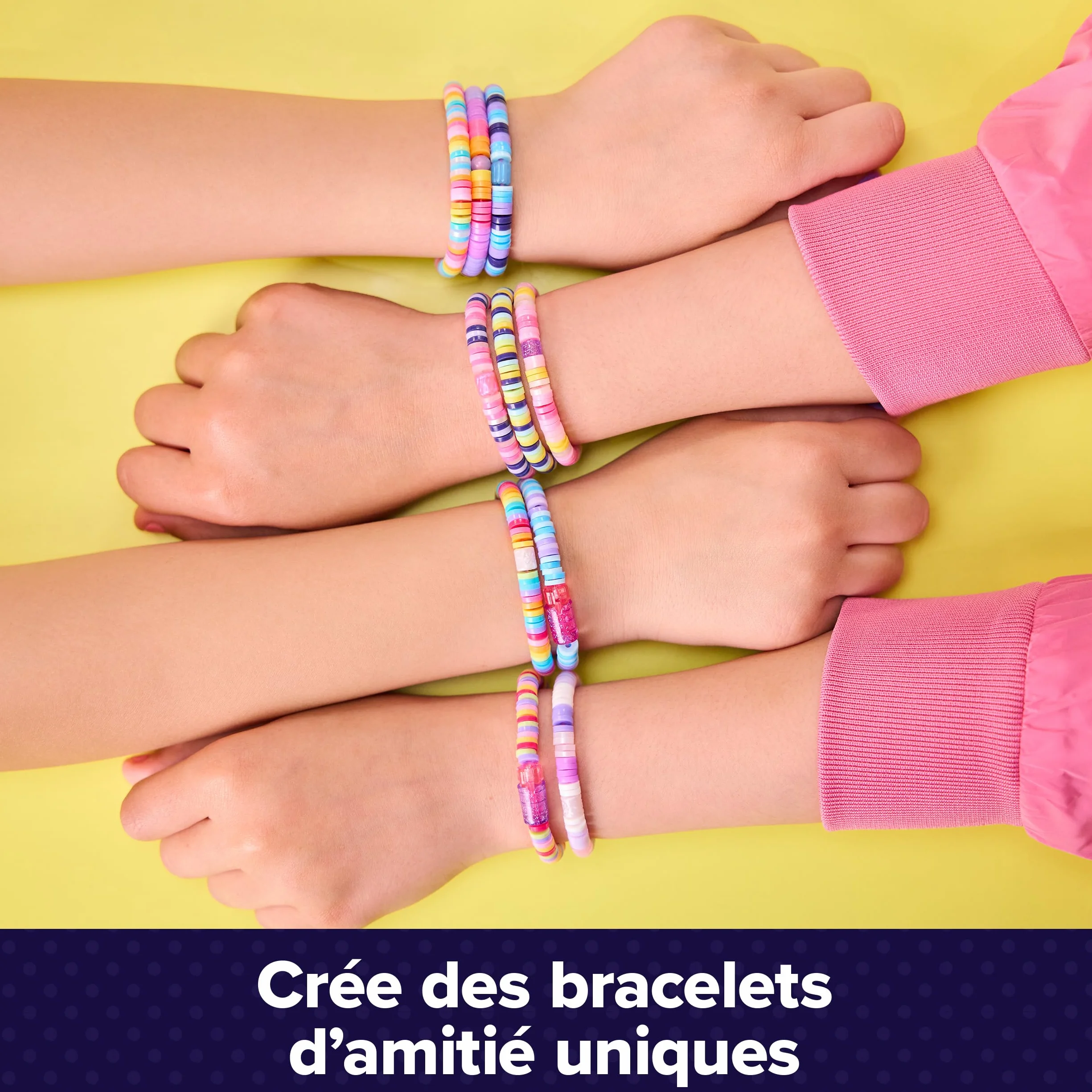 Cool Maker Atelier À Bracelets Heishi Machine Kit Bracelet Amitié 1 220 Perles Stylo À Perles Loisir Créatif Enfant 7 Ans Et +