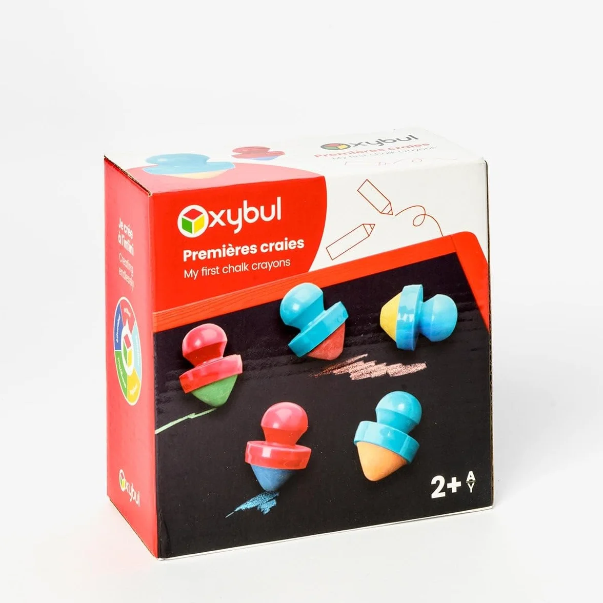 Oxybul Premières craies toupies 2 ans - 5 ans