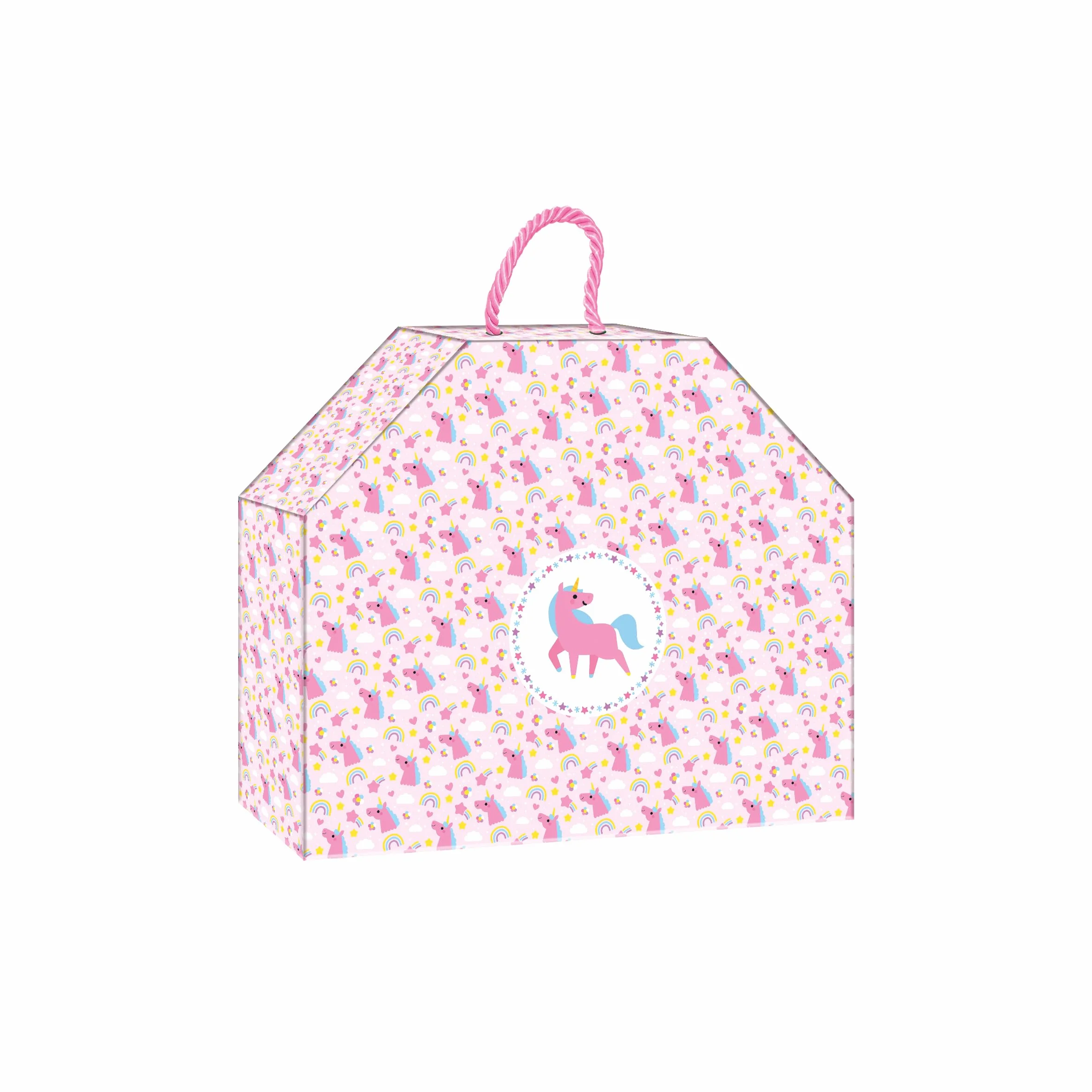 Janod Rainbow land Boîte de 4 bijoux en bois à créer