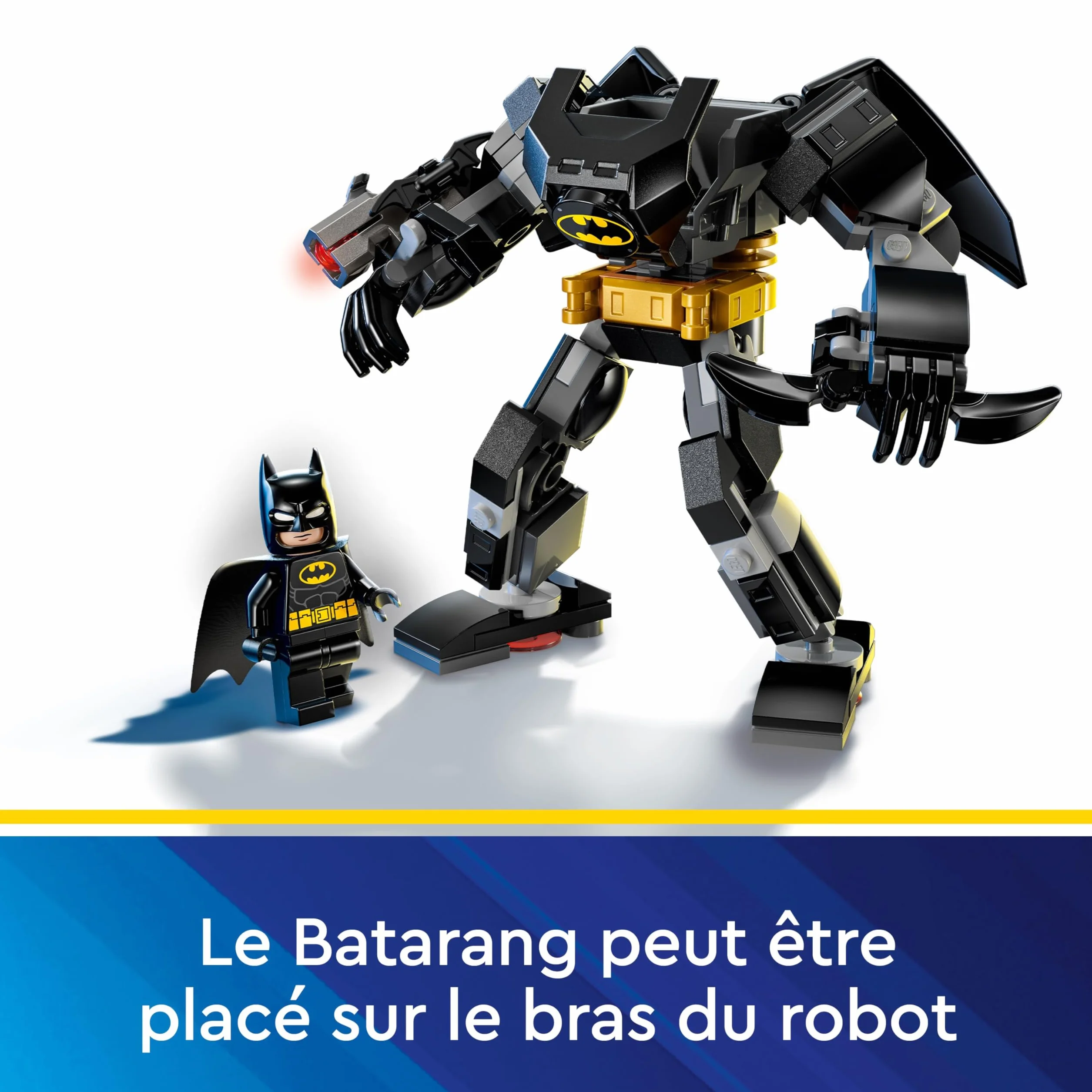 LEGO Superheroes DC L’Armure Robot de Batman Jouet de Super-héros Figurine XXL et Minifigurine 76270
