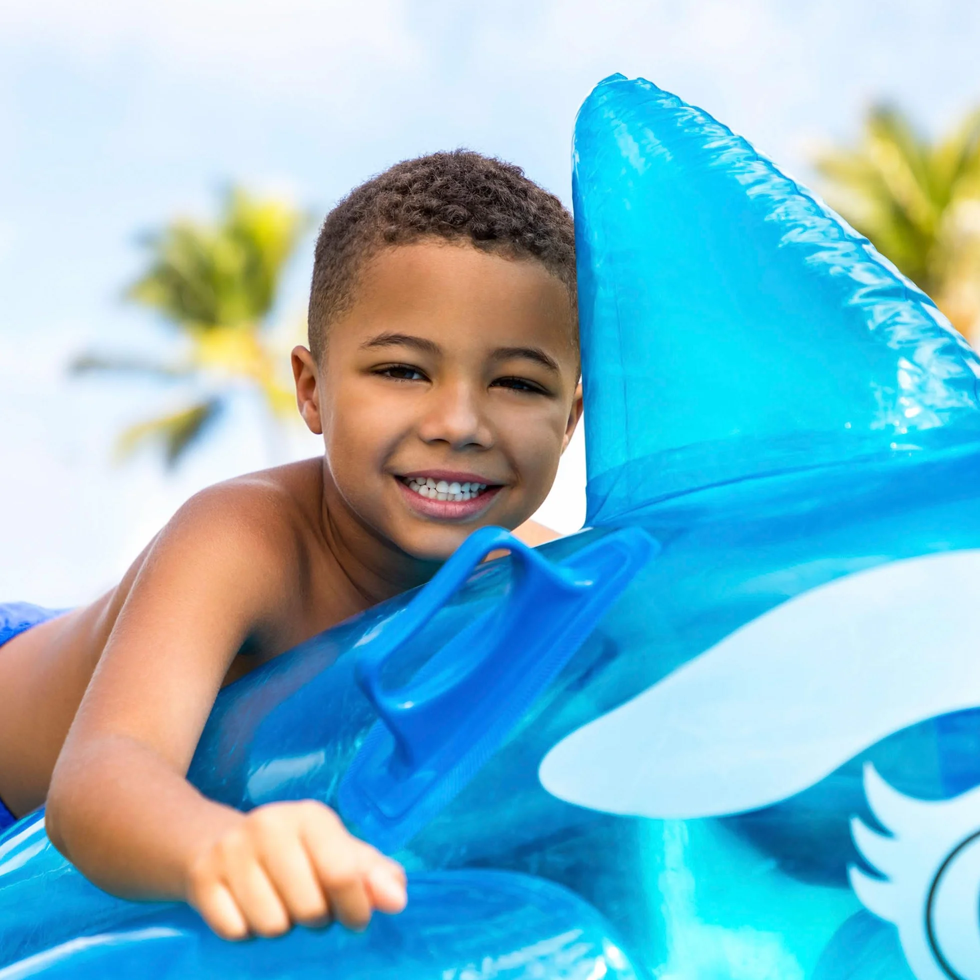 Intex 58523 John Adams 60-Inch Little Whale Ride-On Blue