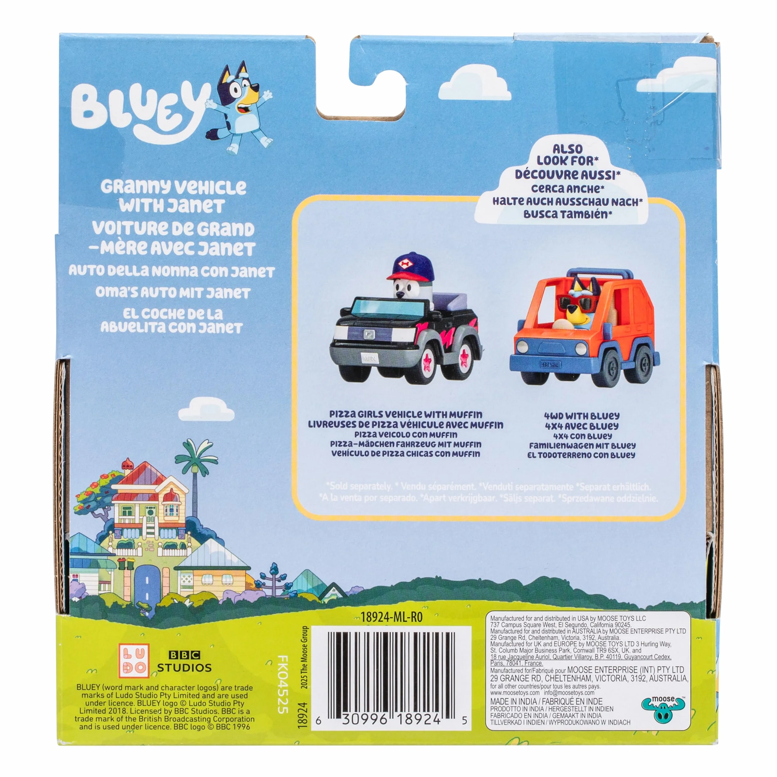 BlueY Prends la Route Voiture Figurine articulée 6-7,6 cm