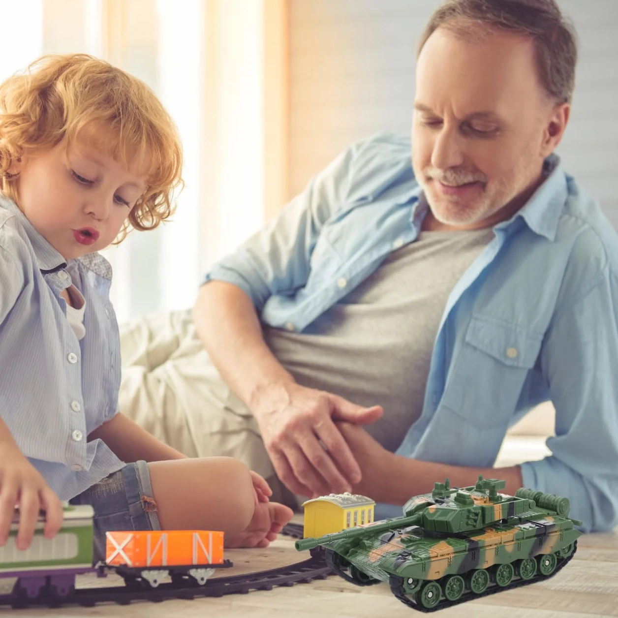 Toyvian Jouet Tank Militaire Enfant 14.5x7x5.5 cm Camouflage Léger Durable