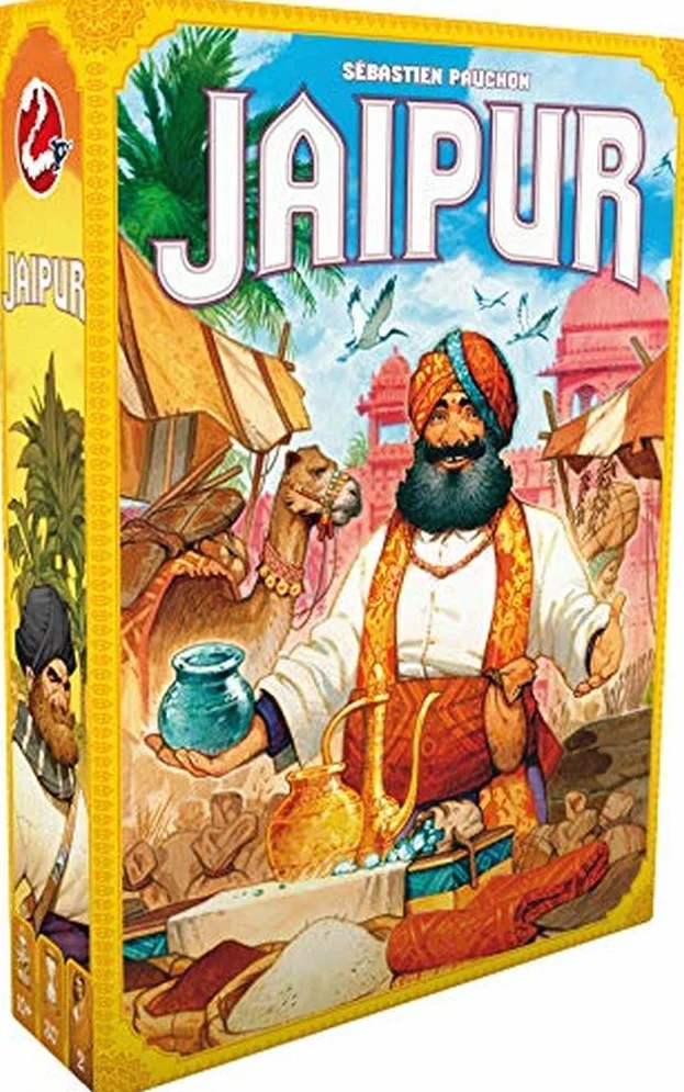 Asmodee Jaipur Jeu de Cartes et Stratégie pour Enfants dès 10 Ans pour 2 Joueurs 30 Min Version Française