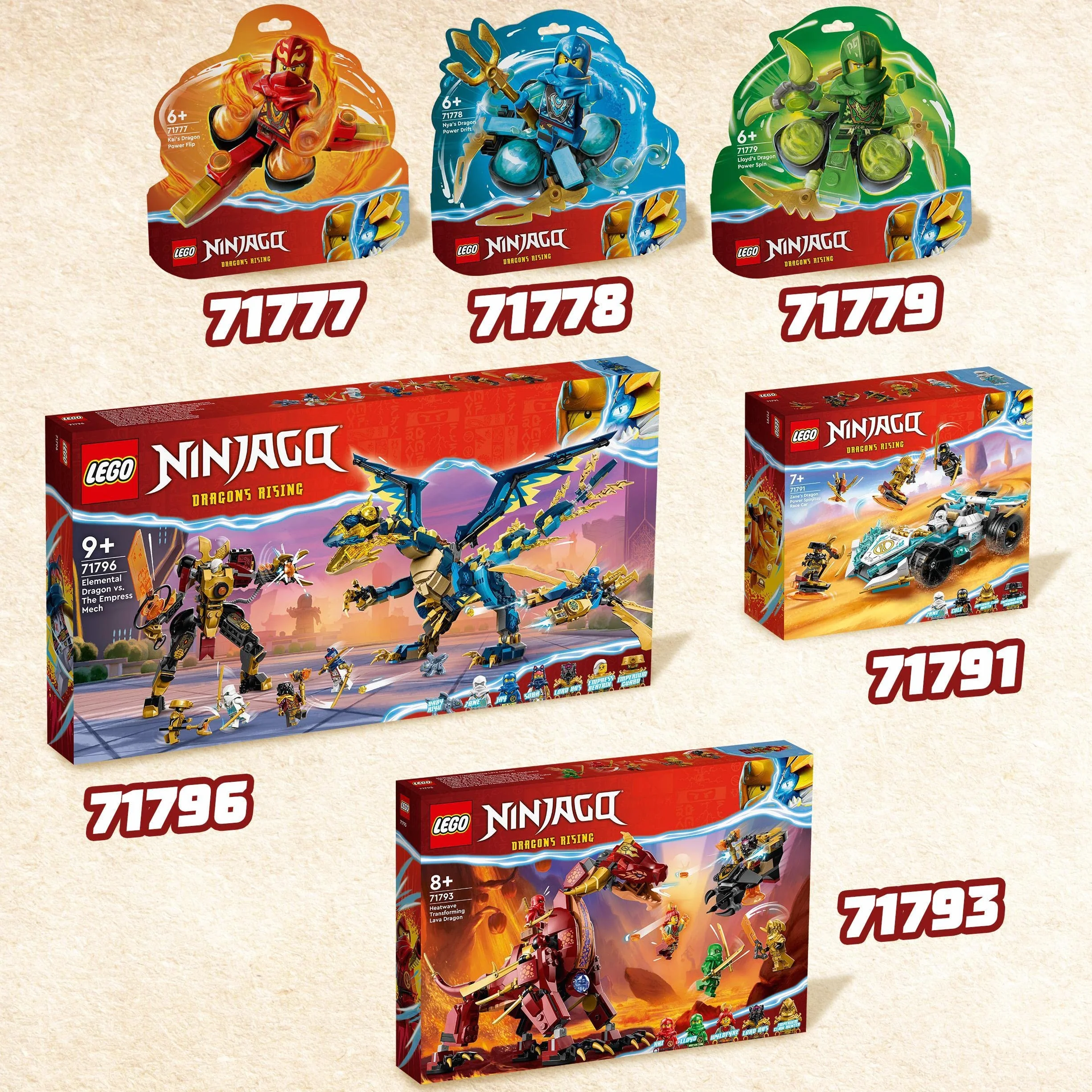 LEGO 71777 Ninjago Le Salto Spinjitzu Le Pouvoir du Dragon de Kai Jouet Toupie Ninja pour Enfants Dès 6 Ans