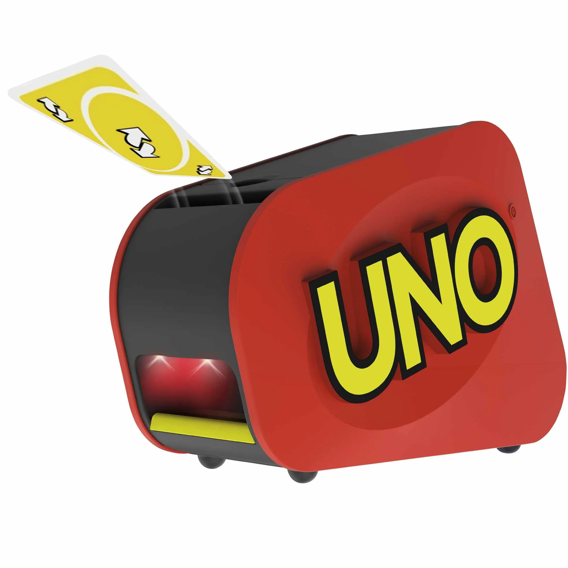 Mattel Games UNO Extreme Jeu de Cartes avec Distributeur Aléatoire Lumière et Son 112 Cartes GXY75