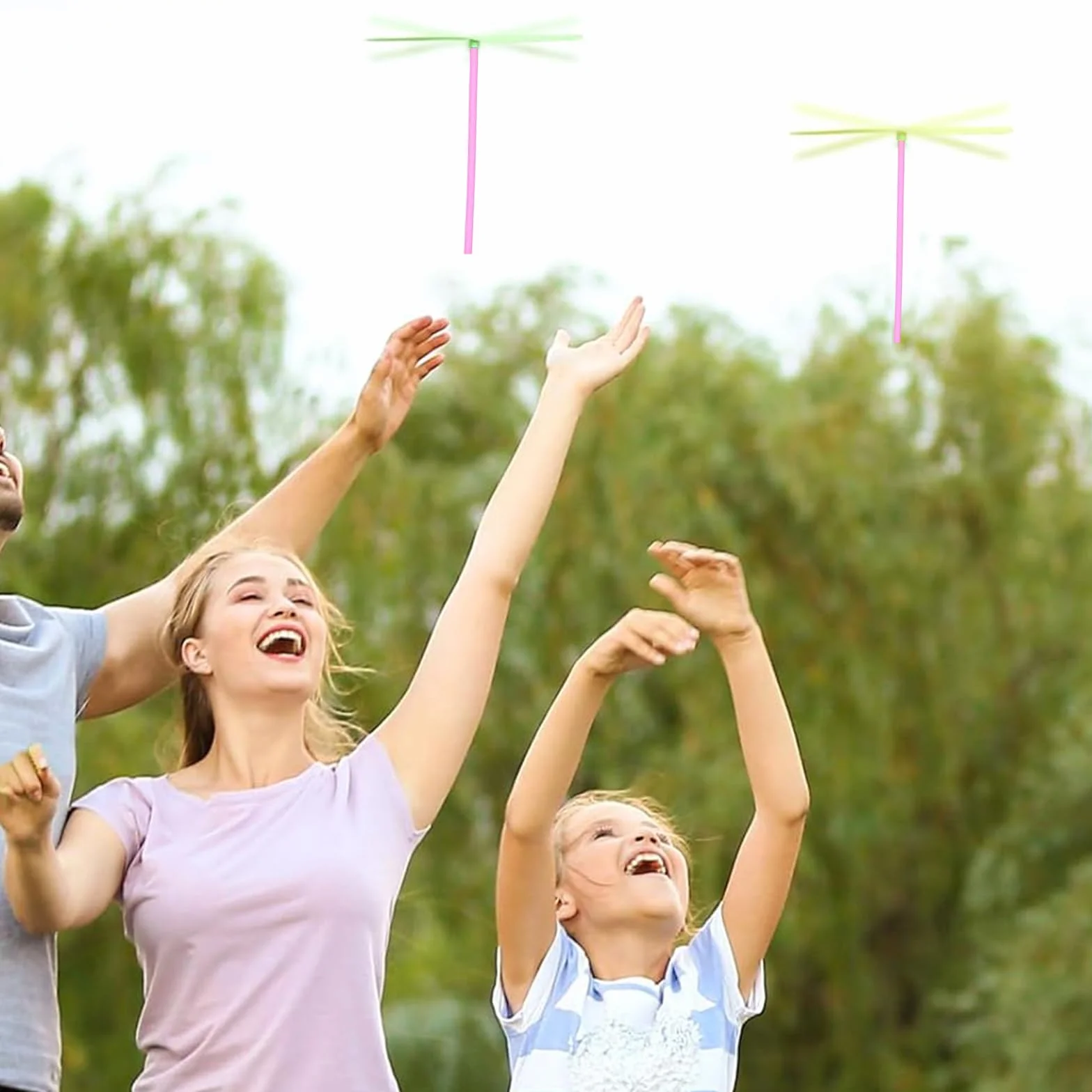 Lot De 15 Hélicoptère Enfant Jouet Hélicoptère En Plastique Volant, Hélicoptère À Main Pour Garçons, Filles Cadeaux
