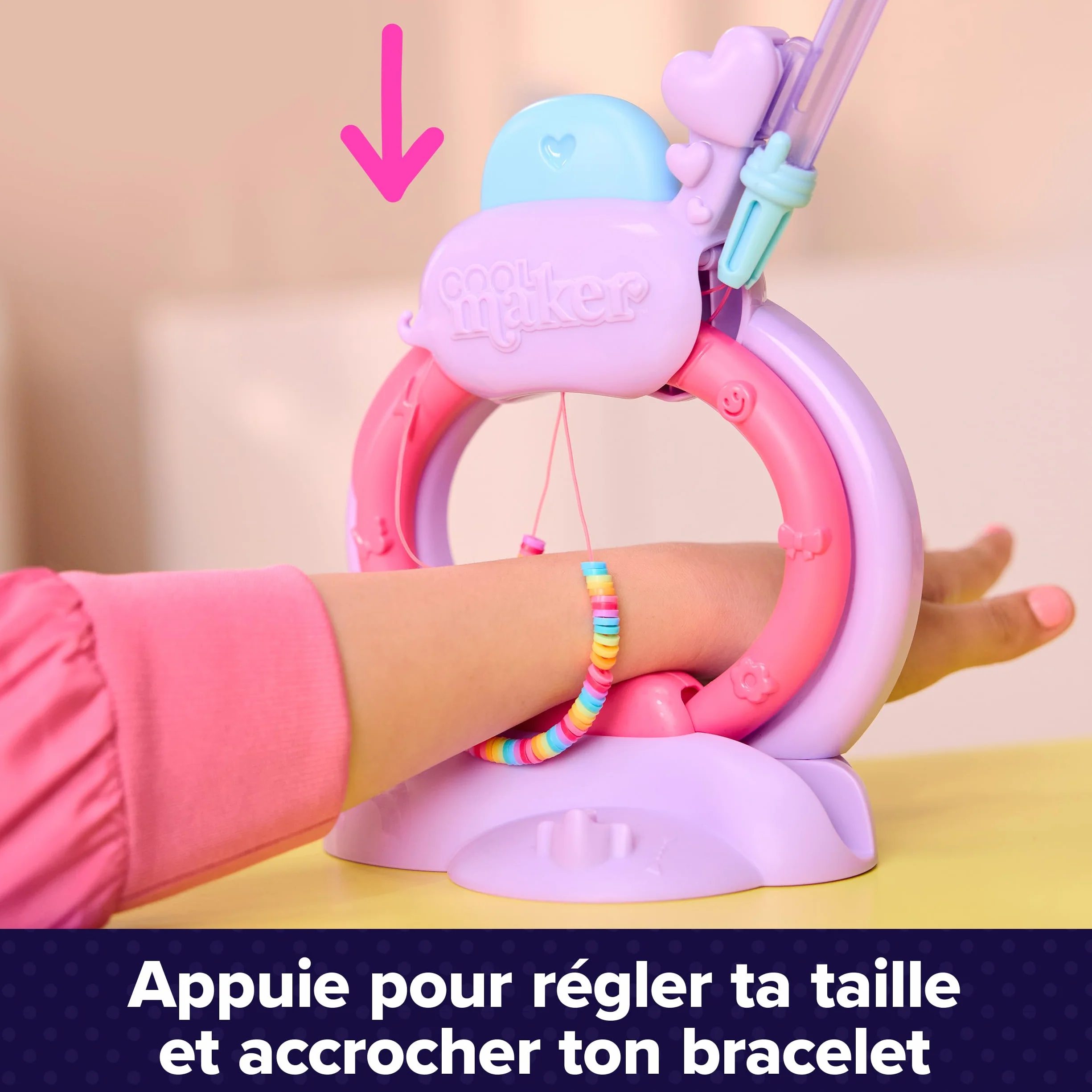 Cool Maker Atelier À Bracelets Heishi Machine Kit Bracelet Amitié 1 220 Perles Stylo À Perles Loisir Créatif Enfant 7 Ans Et +