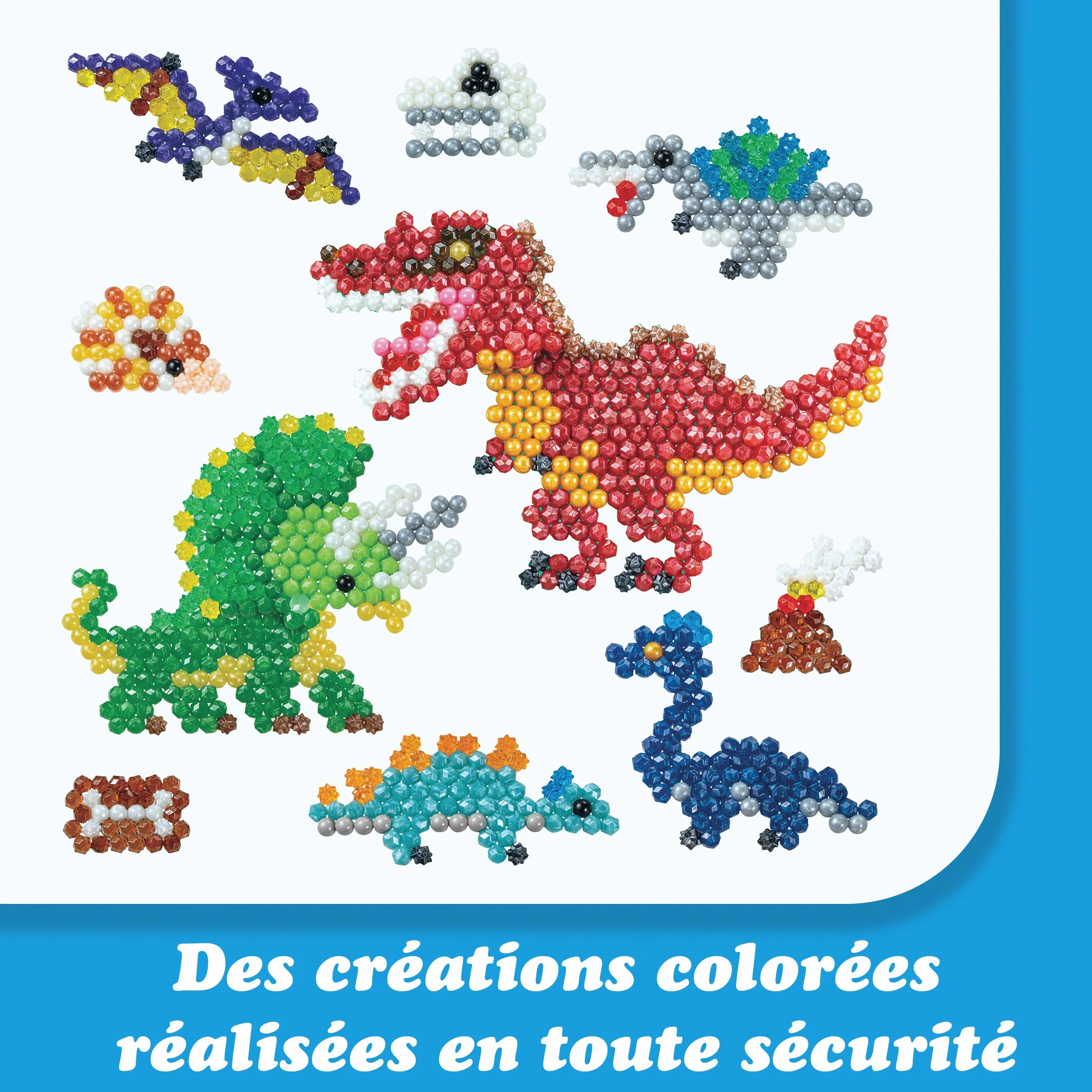 Aquabeads La Terre des Dinosaures Kit de Perles à l'Eau - Jouet Enfant 4 Ans+ 31994