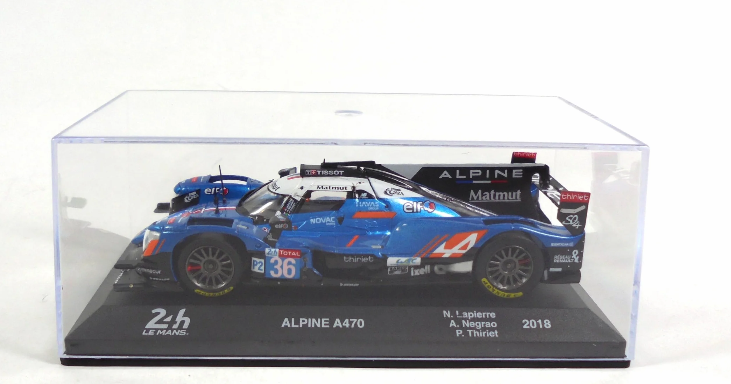 OPO 10 Voiture Miniature de Collection 1/43 Alpine A470#36 24h Le Mans 2018-24LM04