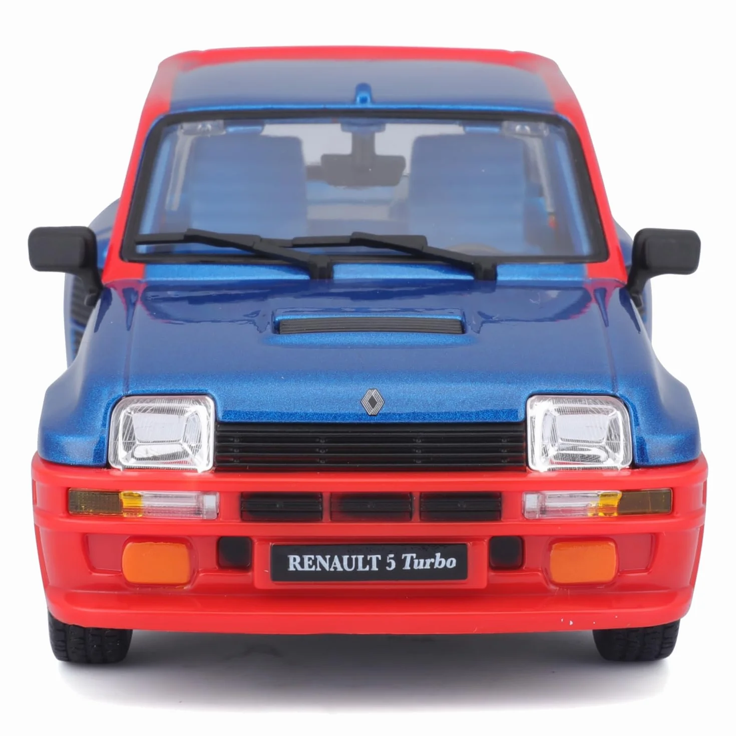 Bburago Renault 5 Turbo 1:24 Miniature Portes Ouvrables Bleu Rouge