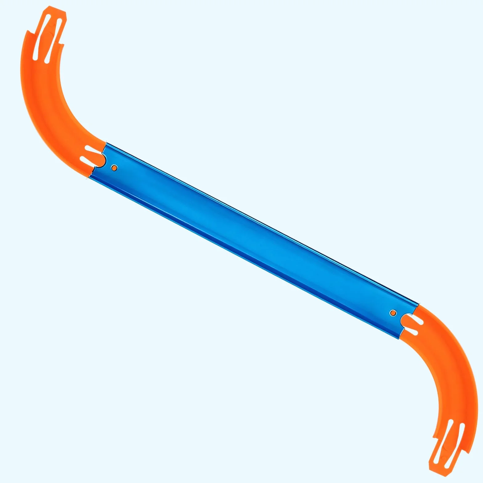 Hot Wheels Pièces de Piste Courbes 90 Degrés Kit Construction Rails Orange