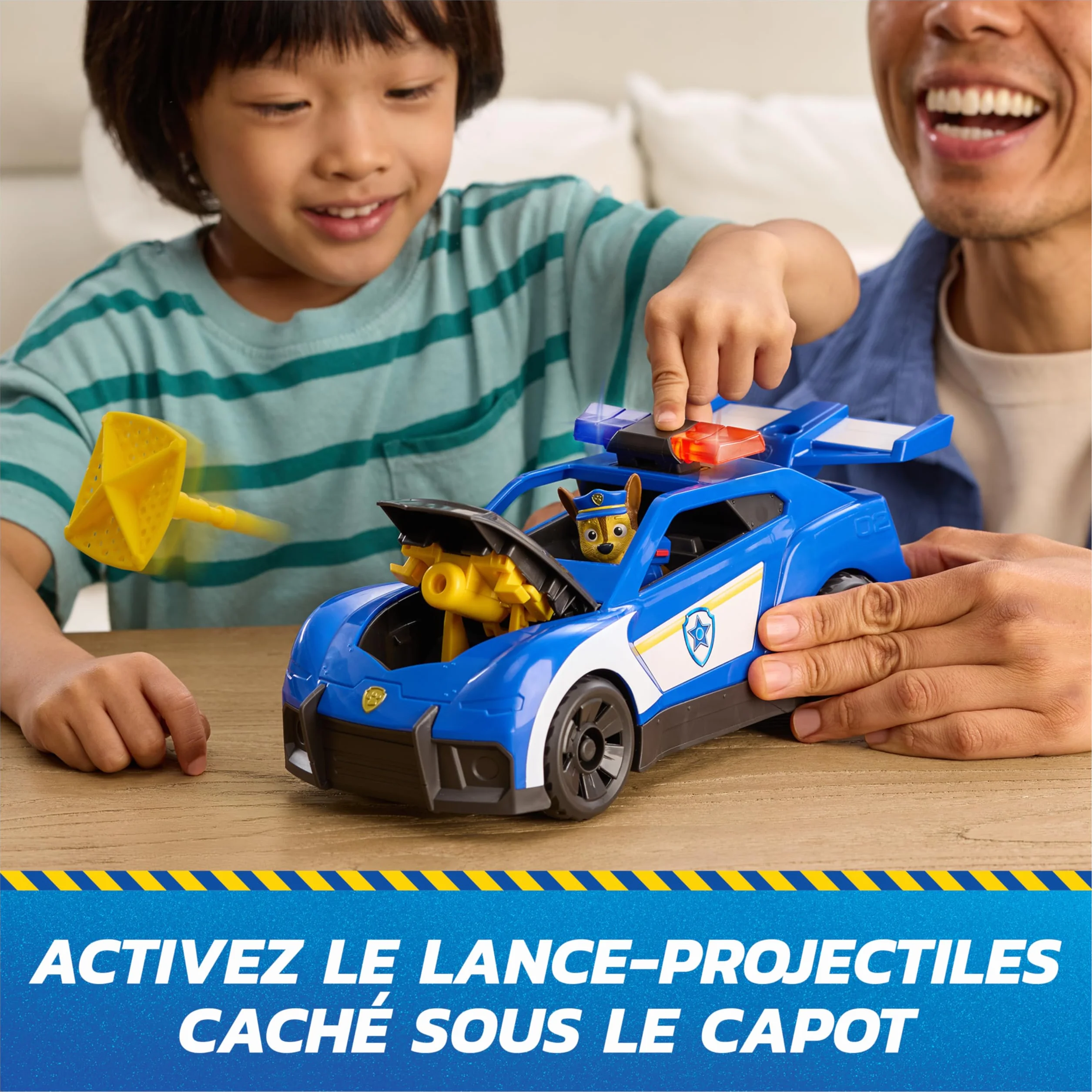 Paw Patrol Pat Patrouille Véhicule Interactif Chase Search & Rescue Mission Détectives Voiture Figurine À Collectionner Jouet Enfant 3 Ans+