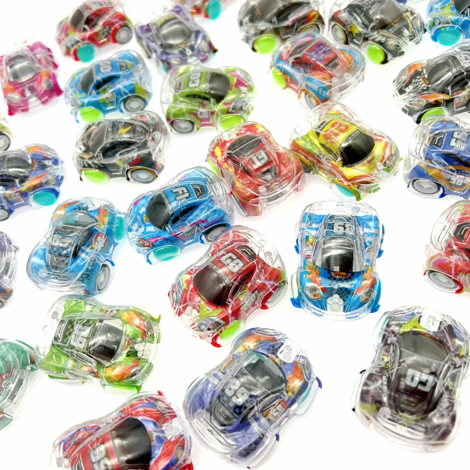 Lot de 30 Mini Voitures à Tirer Vers l'Arrière - Jouets pour Fête, Cadeaux pour Enfants