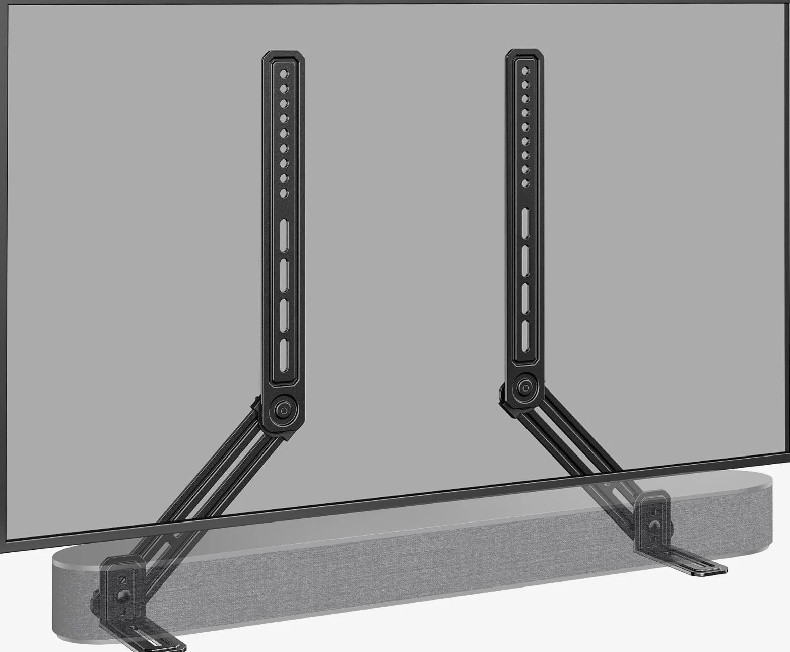 Perlegear Support Barre De Son Réglable en Hauteur Jusqu’à 6,8 Kg, Universel avec Plaques D’Extension Amovibles, PGSM04B
