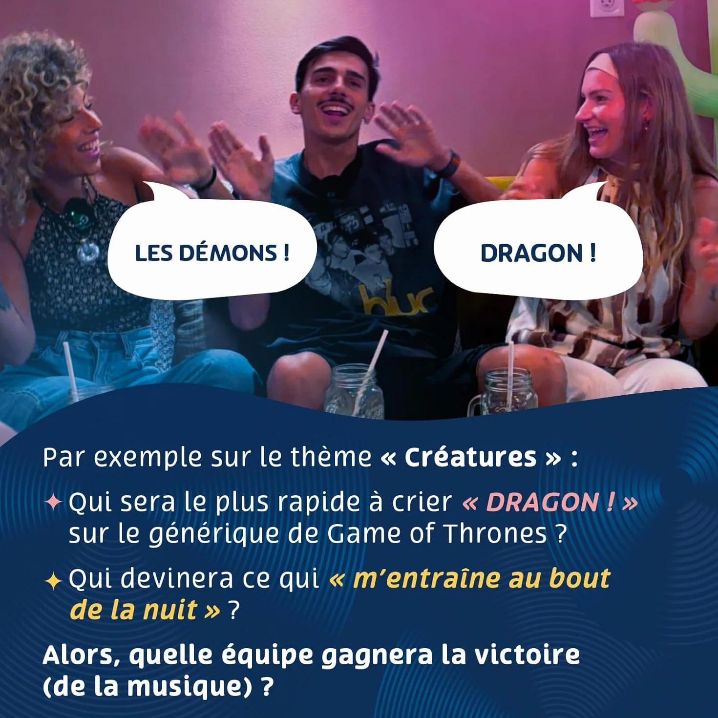 DJ SET – Jeu de Société Musical – Blind Test – 80 Thèmes 560 Morceaux – 3-16 Joueurs Dès 12 Ans – Idée Cadeau Originale