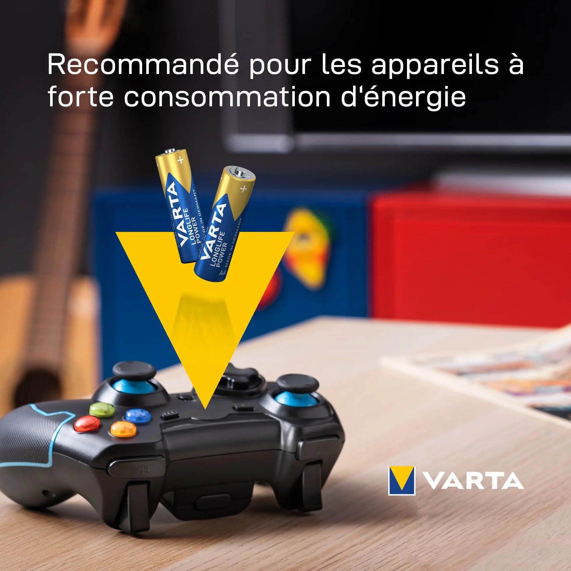VARTA Piles AA Longlife Power Alcalines 1,5V Lot de 20 Emballage Recyclé Made in Germany