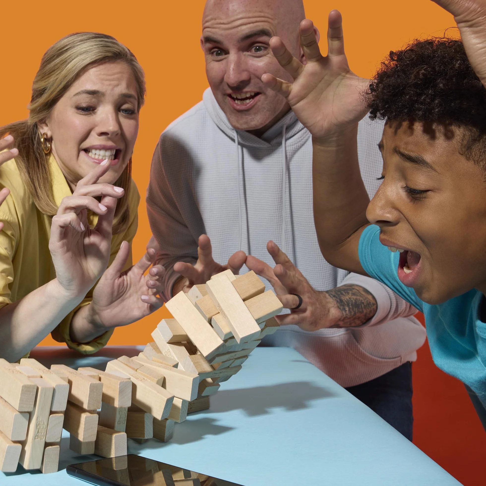 Hasbro Jenga 2025 Jeu Officiel Plus de Façons de Jouer