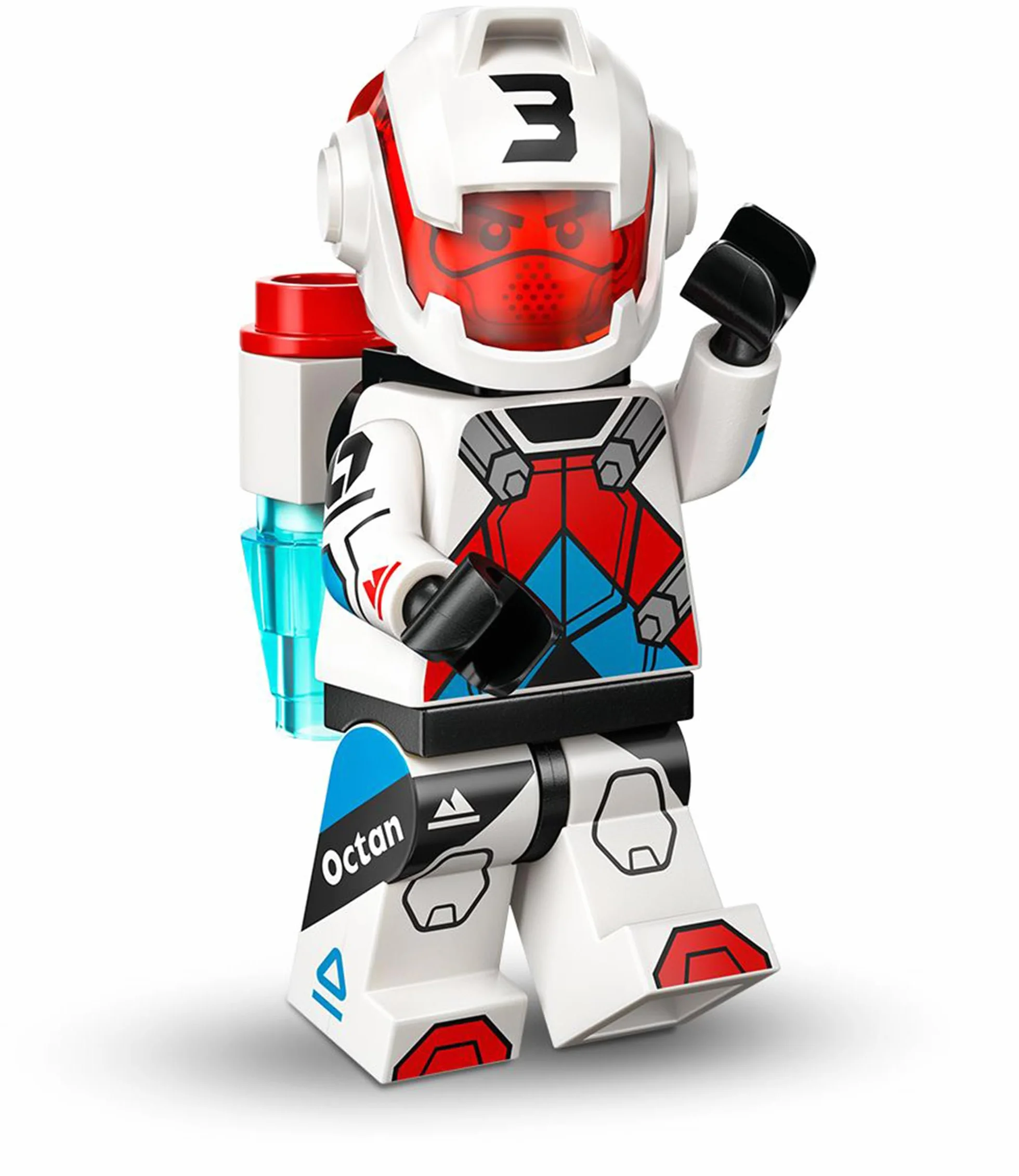 Lego 71048 Série 27 Jetpack Racer Avion de Course Figurine à Collectionner