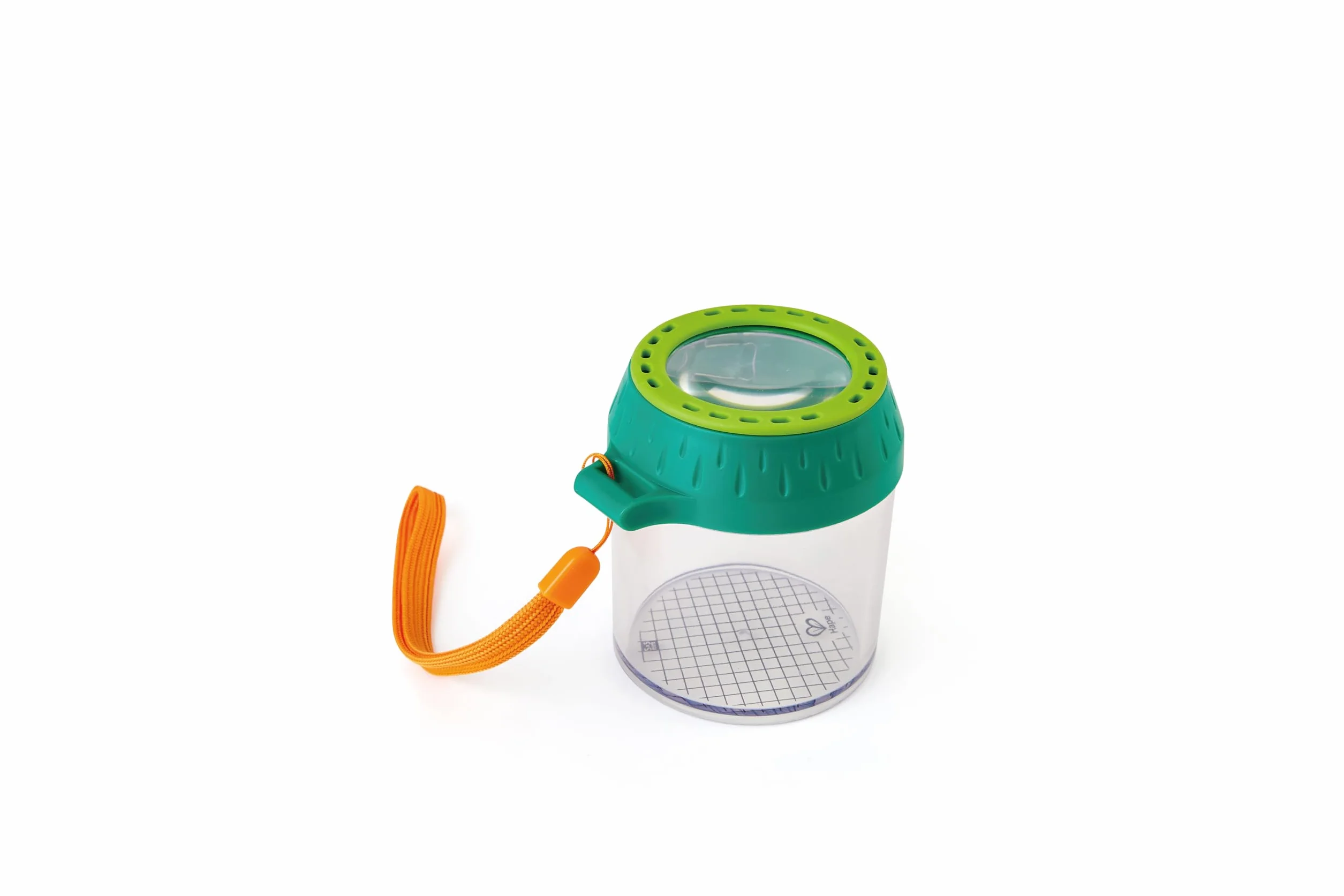 Hape Boîte à Insectes pour Enfants avec Loupe - Pot en Plastique Végétal, Loupe x4, 5+ Ans, Kit Exploration Nature