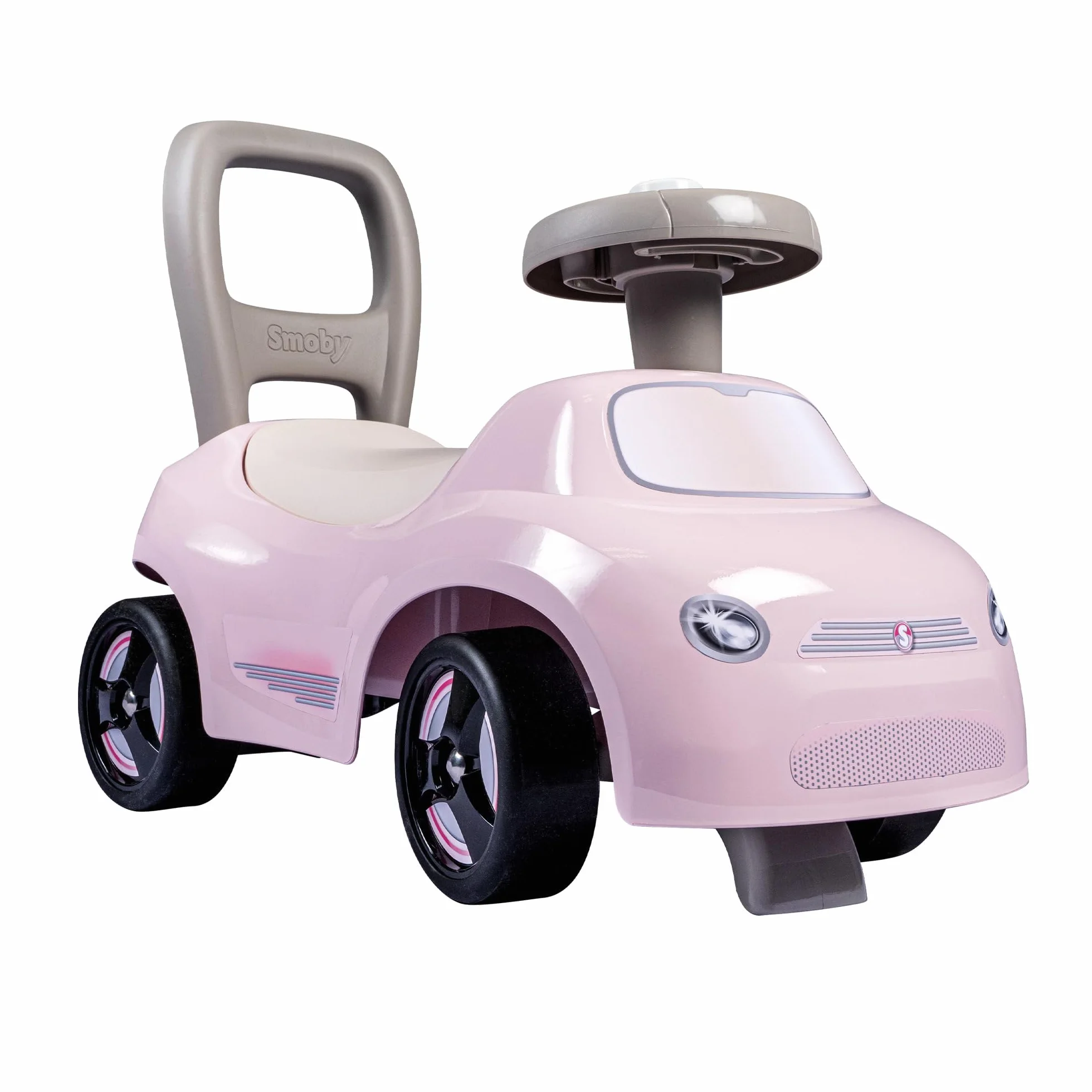 Smoby Porteur Auto Rose Trotteur Volant Directionnel Coffre Jouets 10 Mois Fabrication Française