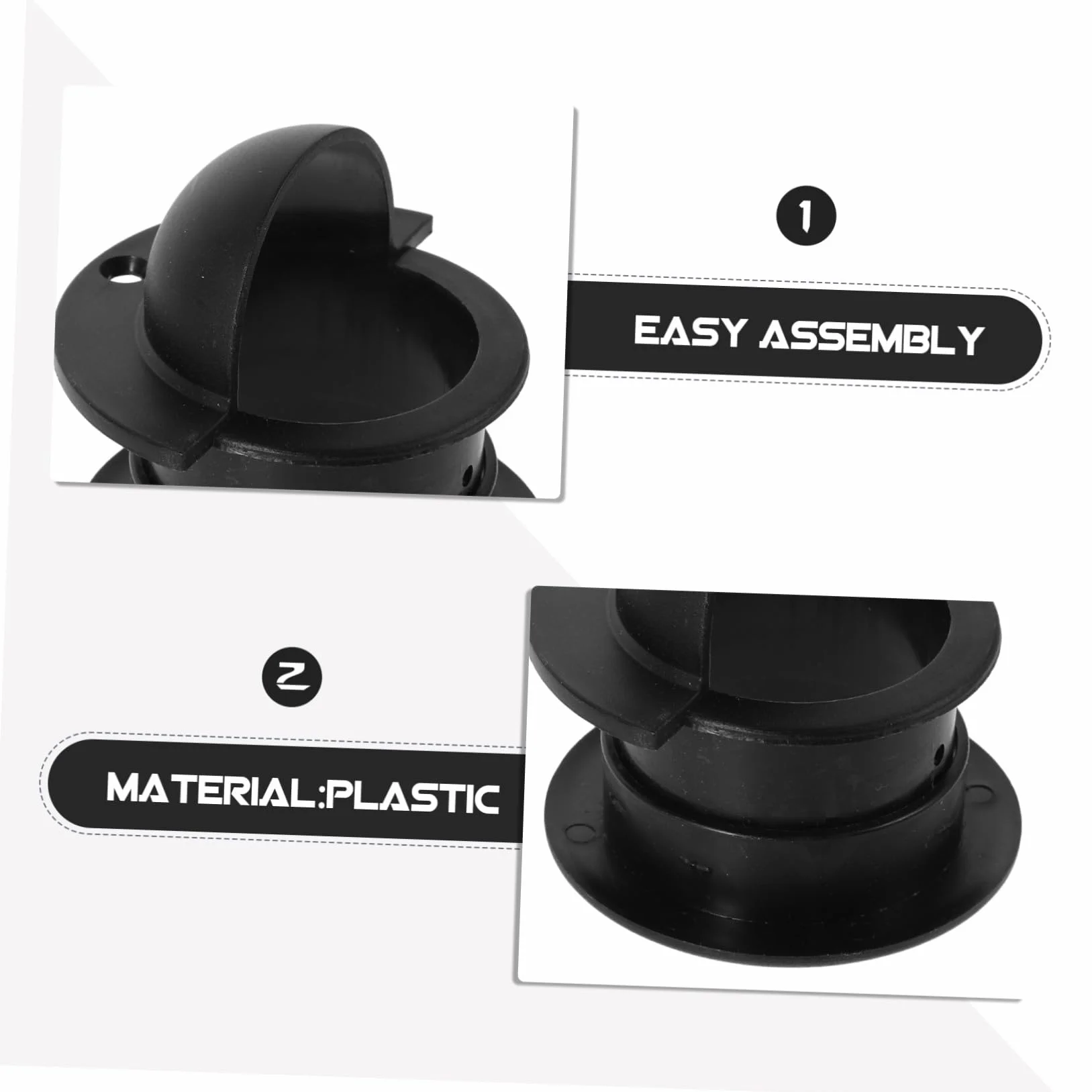 Plateaux de rechange en plastique robustes pour baby-foot - Lot de 4