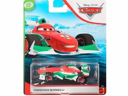 Coffret Voiture Cars Francesco Bernoulli - Set Véhicule Miniature avec Carte Tigre