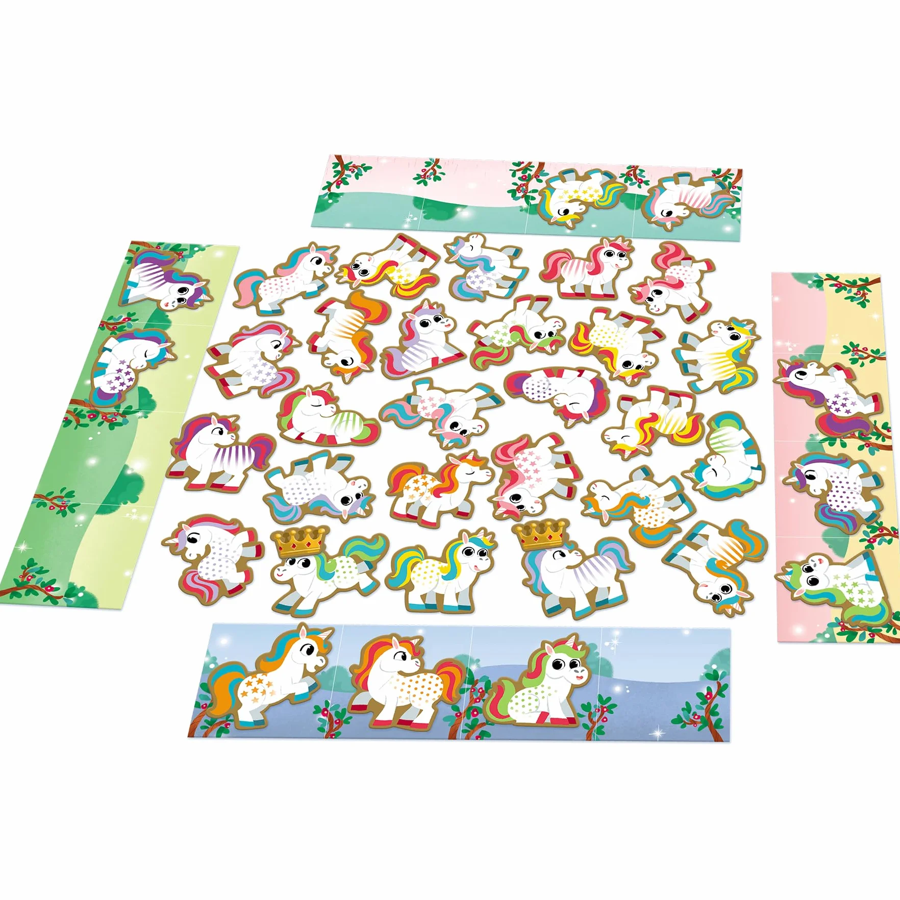 Jeu de société Nathan Le Royaume des Licornes famille enfants 3-6 ans 2-4 joueurs