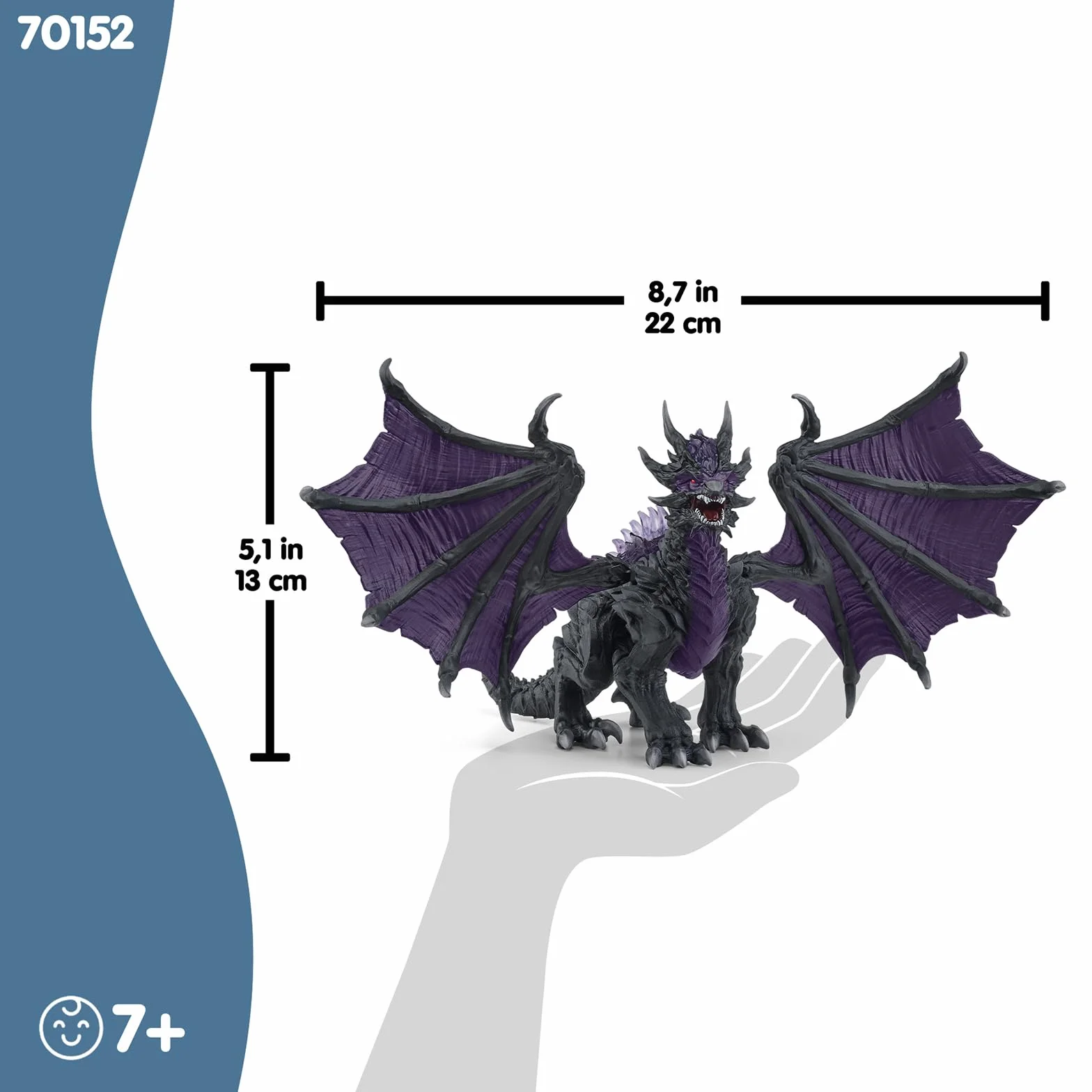Schleich 70152 Dragon des Ombres Figurine ELDRADOR Creatures 19 x 22 x 13 cm
