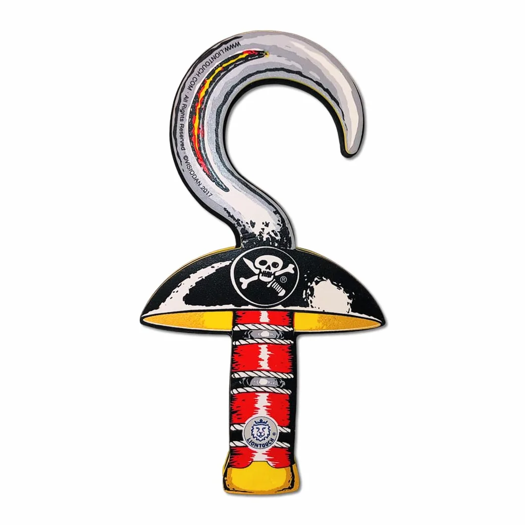 Liontouch Crochet Pirate pour Enfants 3-6 Ans | Accessoire en Mousse pour Déguisements et Costumes