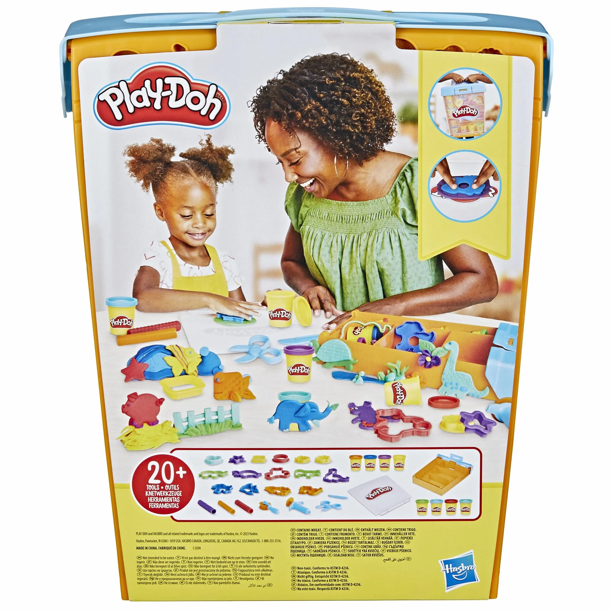 Play-Doh Super Boîte à Accessoires Animaux, Pâte à Modeler pour Enfants