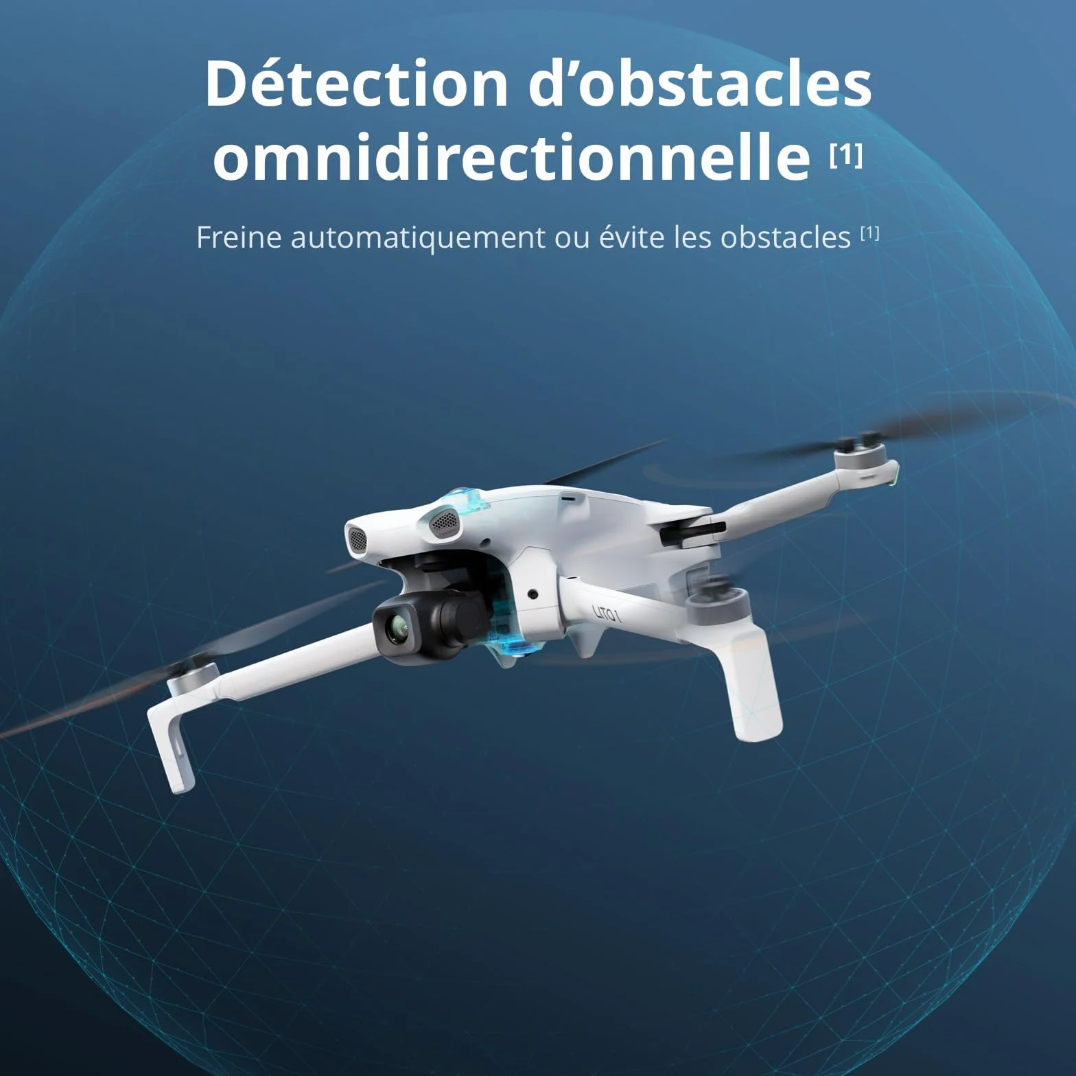 DJI Lito 1 Bundle Deux Batteries RC-N3, drone avec caméra 4K, détection d’obstacles, ActiveTrack, vidéo 4K et image 8K, transmission 15 km