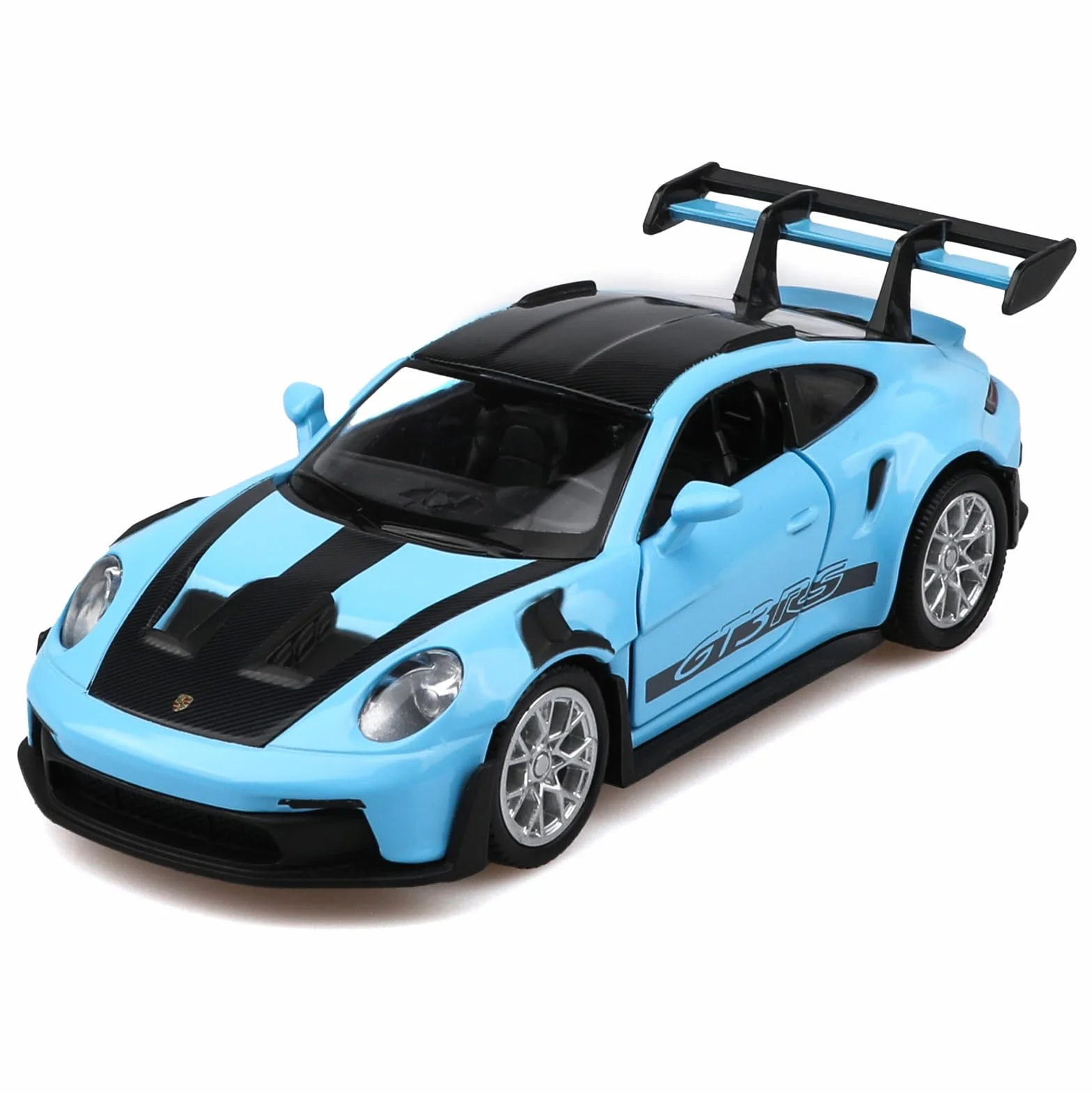 Porsche 911 GT3 RS Voiture Jouet 1/36 - Modèle à Tirer Vers l'Arrière - Cadeau Enfant