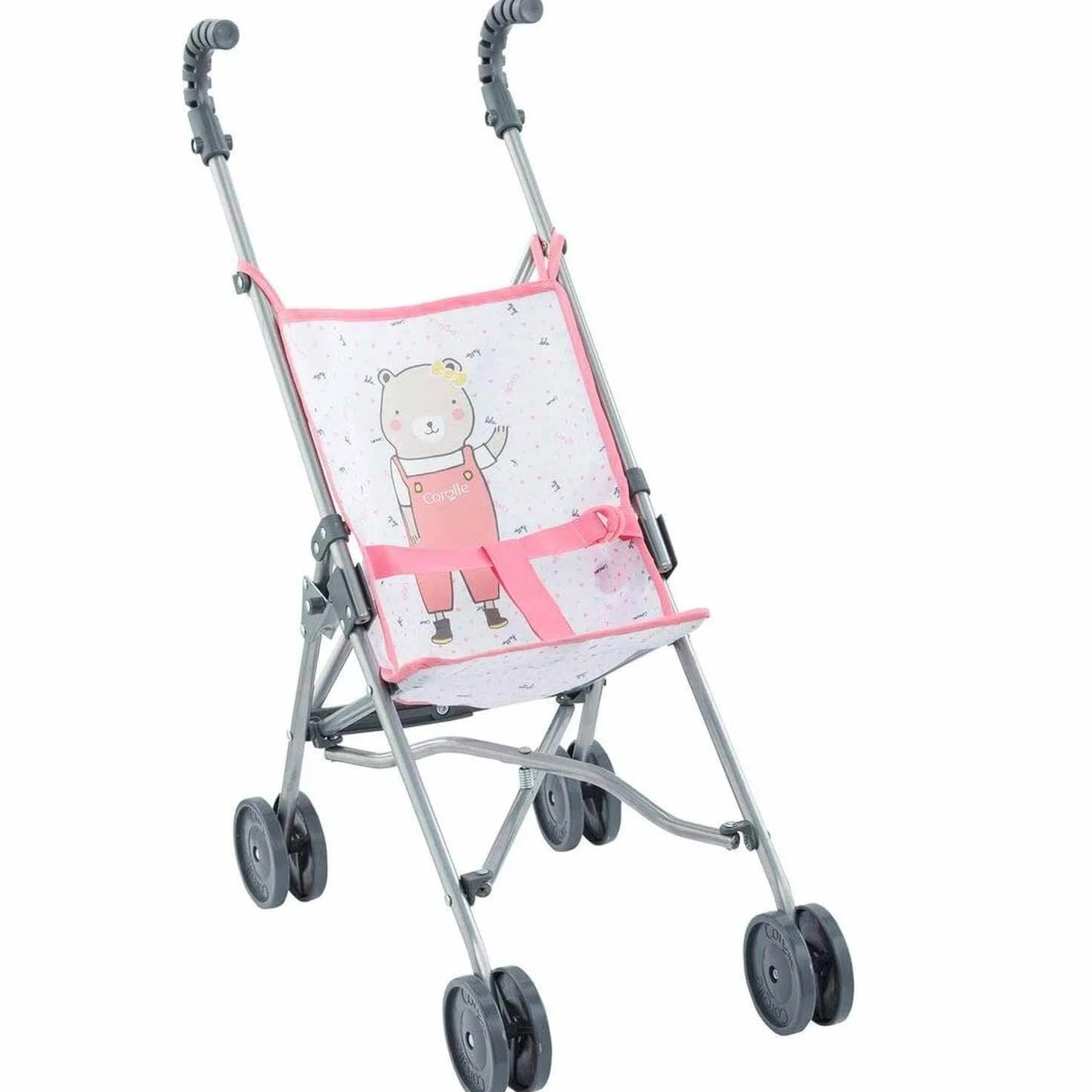 Corolle Poussette pour Poupon, Rose, 45 x 27.9 x 63 centimètres