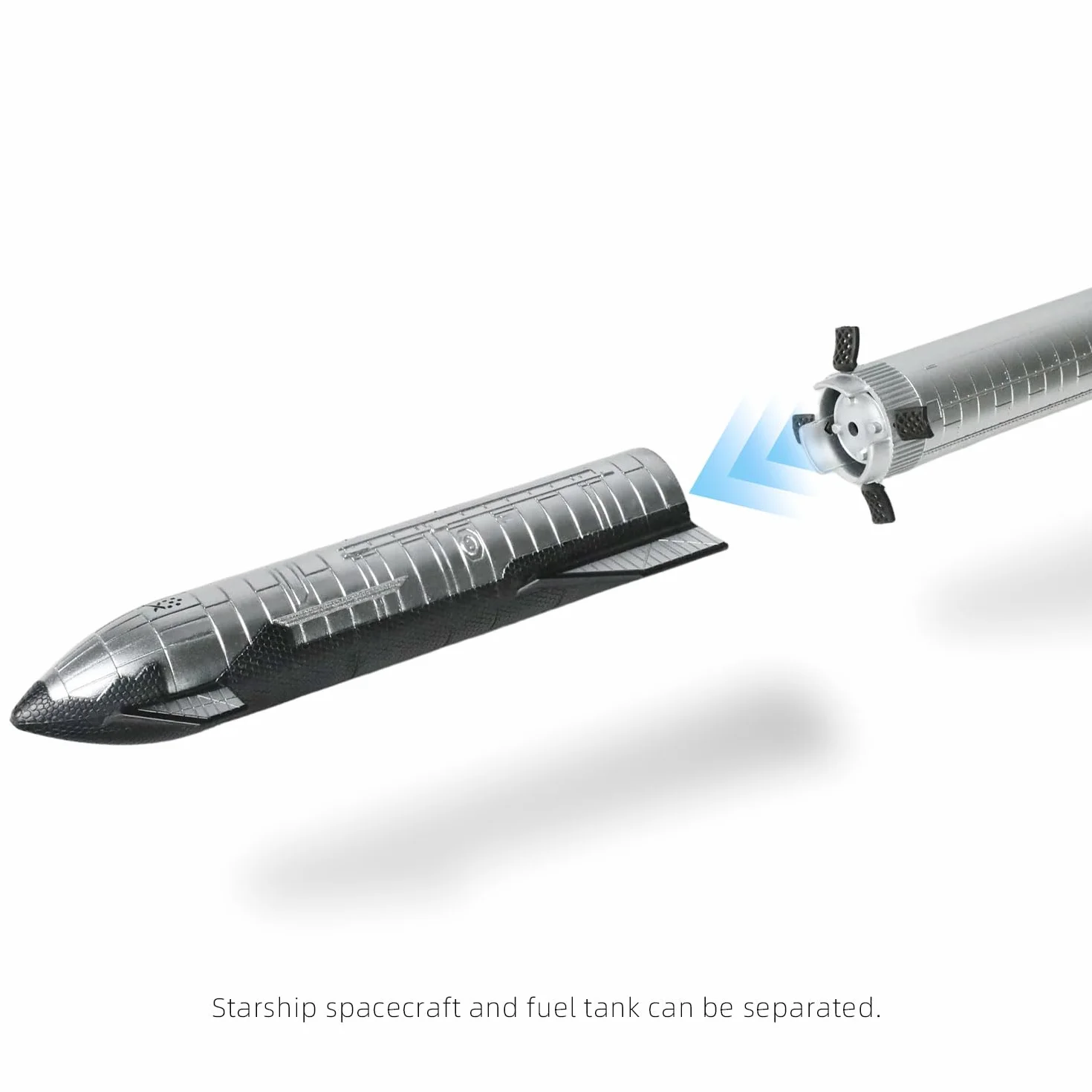 Starship Rocket Model Kit SpaceX NASA 1/400 Statique Adulte Support Bureau 14,57" L