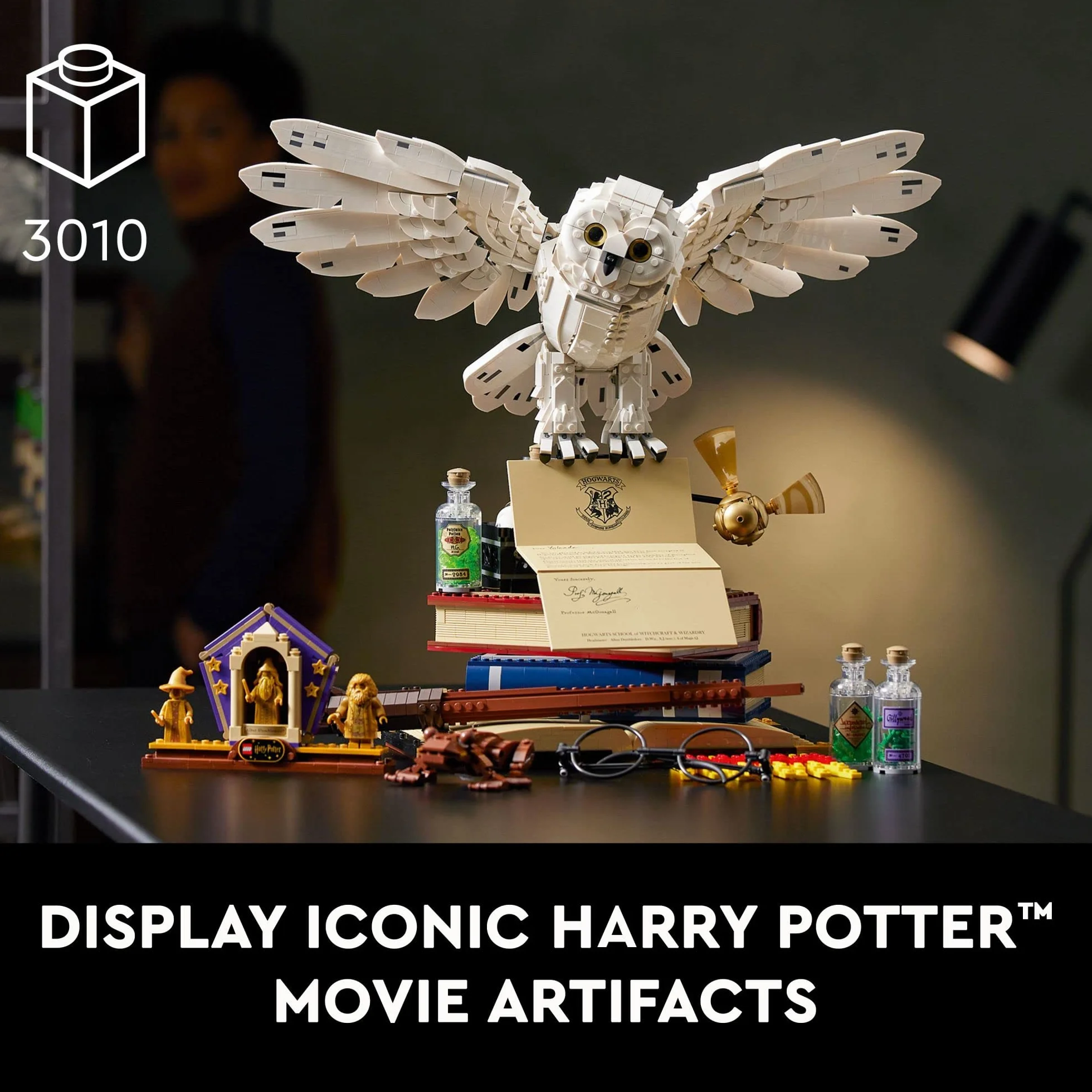 LEGO Harry Potter 76391 Lot de 3 010 icônes de Poudlard Édition collector 20e anniversaire