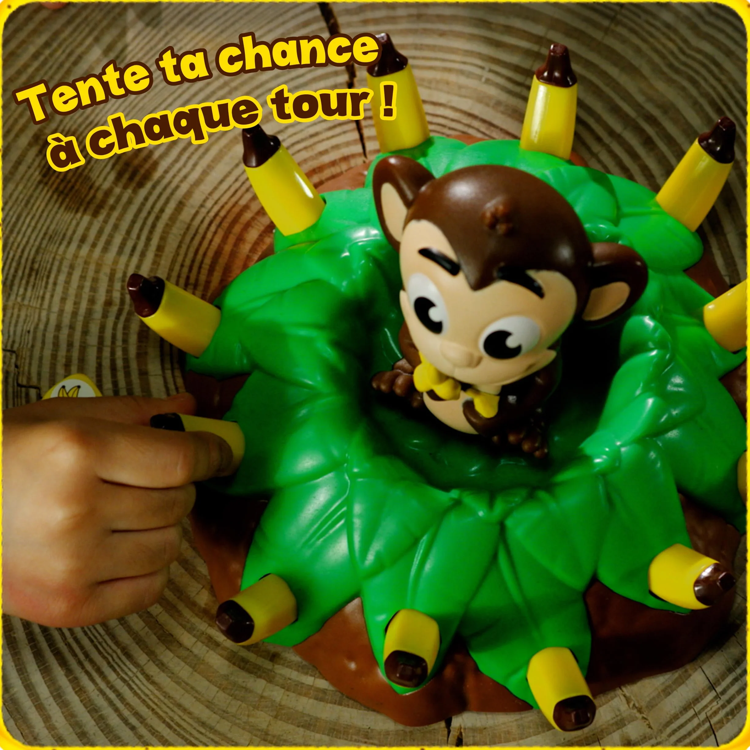 Goliath Hop La Banana Jeu de Société Enfants dès 4 Ans Jeu d'Adresse et Rapidité 2-5 Joueurs