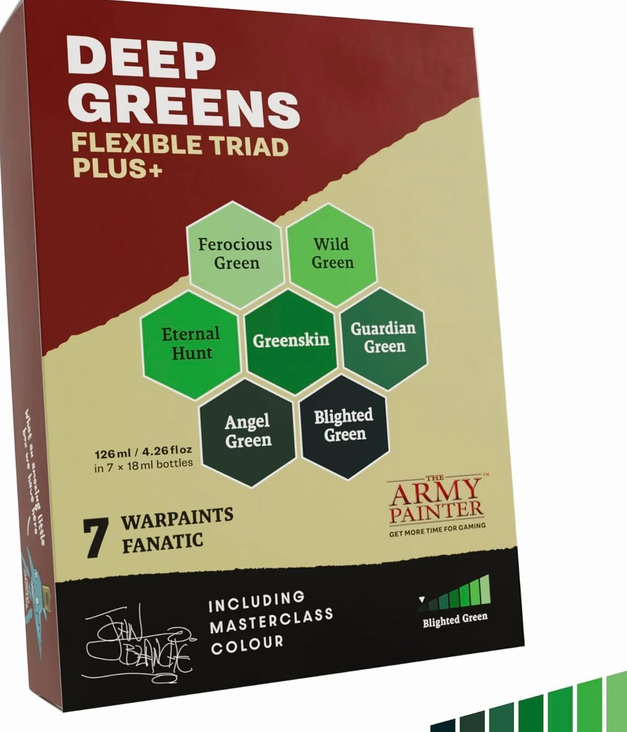 The Army Painter Warpaints Flexible Triad PLUS+ Deep Greens 7x18ml Peintures Acryliques