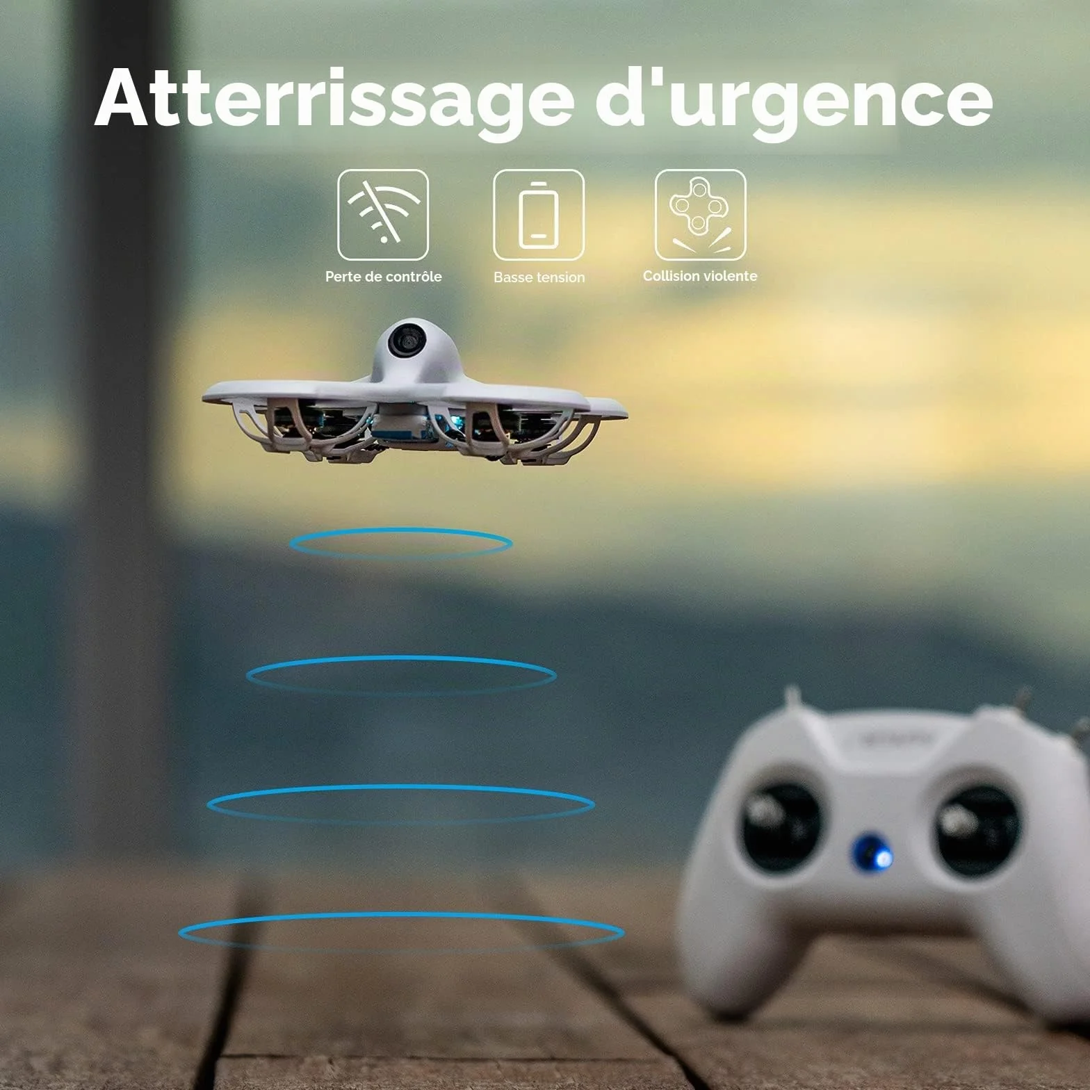 BETAFPV Kit de Drone Cetus Pro FPV RTF Avec Maintien D'altitude Autoprotection Atterrissage D'urgence 3 Modes de Vol Fonction Tortue Drone Prêt à Voler pour Débutants Adolescents, Télécommande