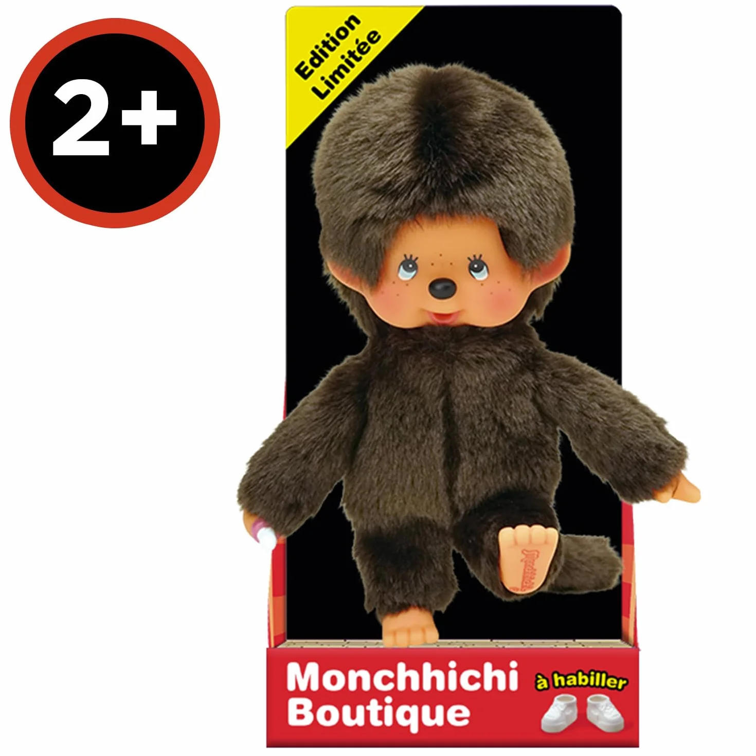 Monchhichi Original Peluche Singe Iconique 20 cm BANDAI