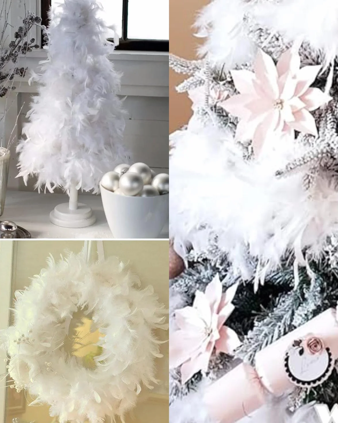 Boa en Plumes Blanc 120cm pour Femme, Danse, Mariage, Fête, Cosplay, Halloween