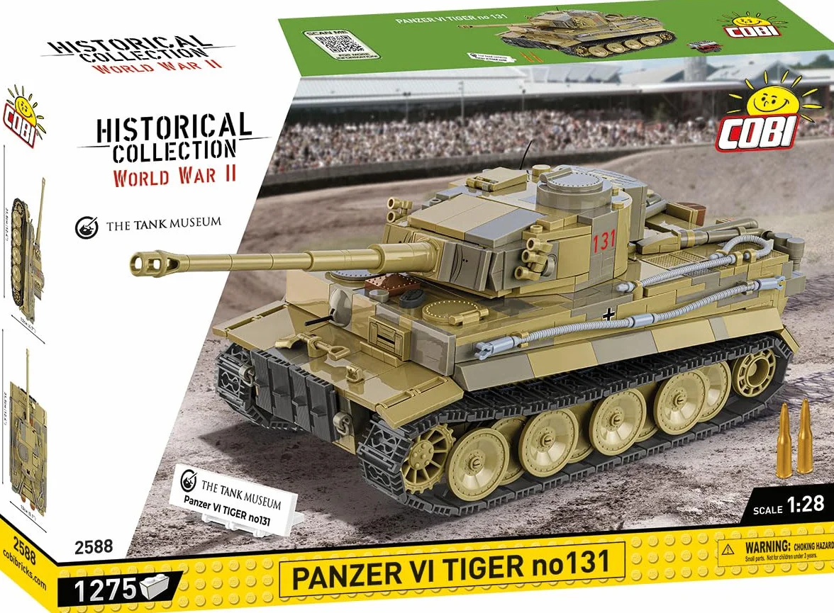 COBI 2588 Panzer VI Tiger I no 131 The Tank Museum