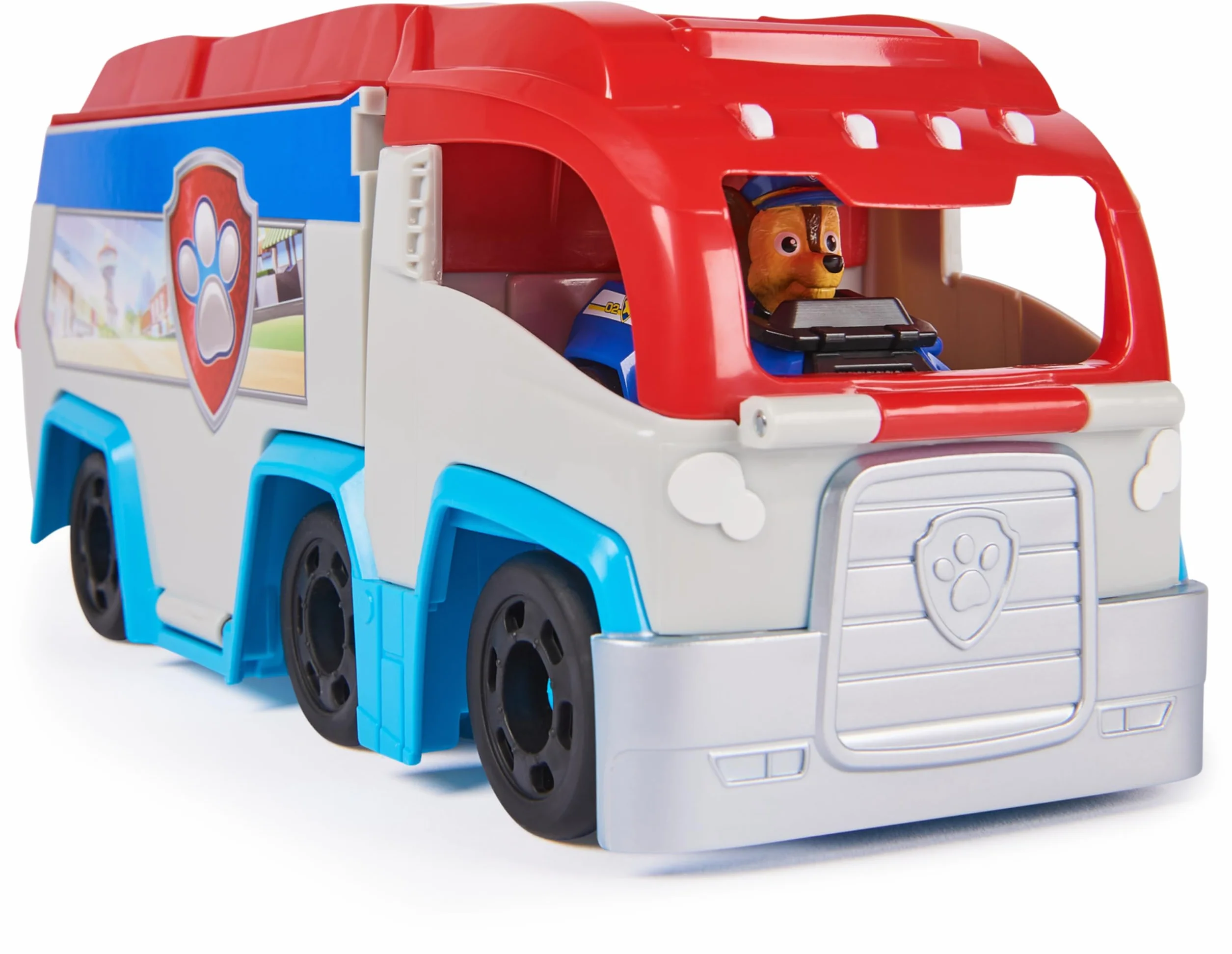 Paw Patrol Patrouilleur Pup Squad Chase Véhicule Figurine Voiture Jouet Enfant 3 Ans+