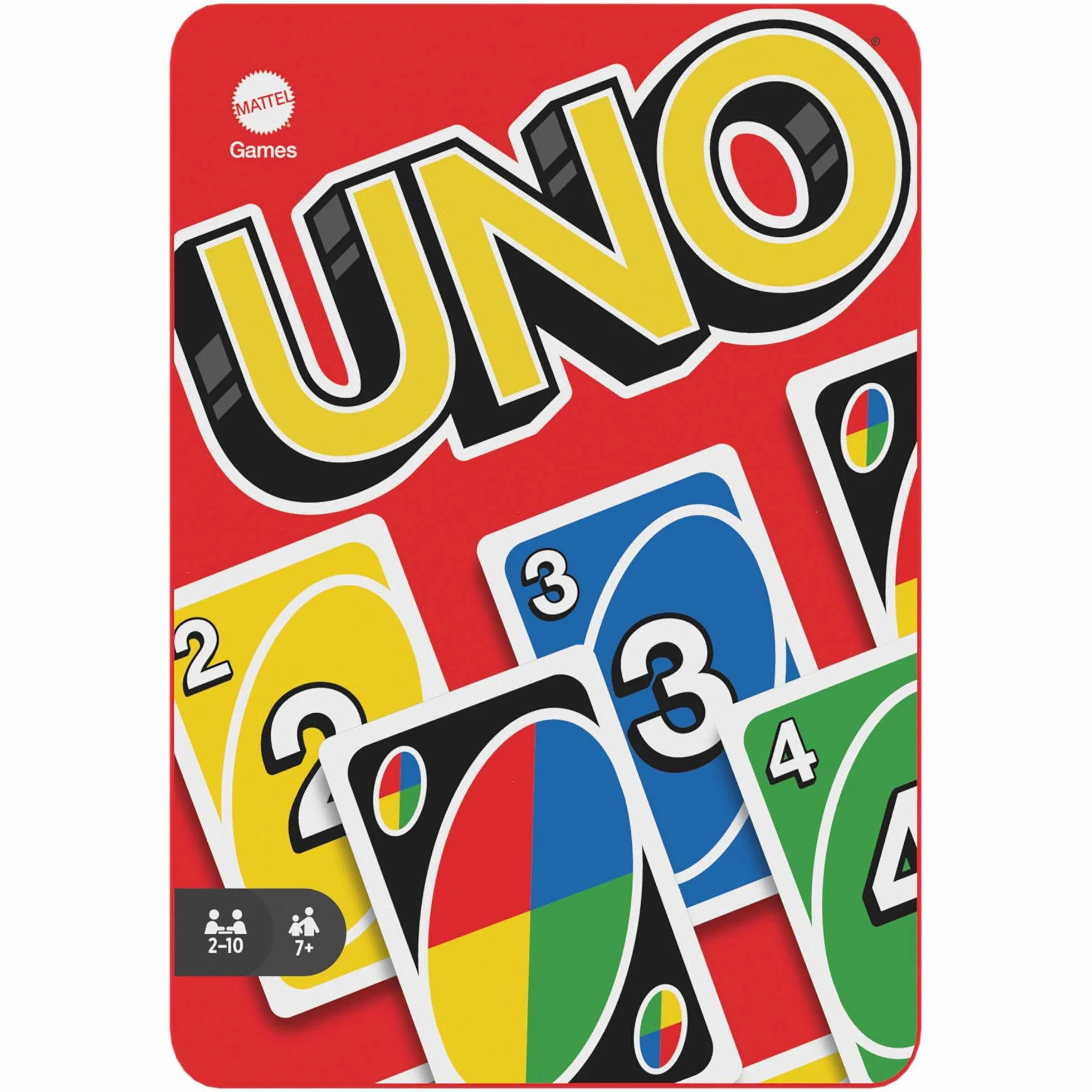 Mattel Games UNO Boîte Métallique Jeu de Cartes Familial 2-10 Joueurs 7 Ans+