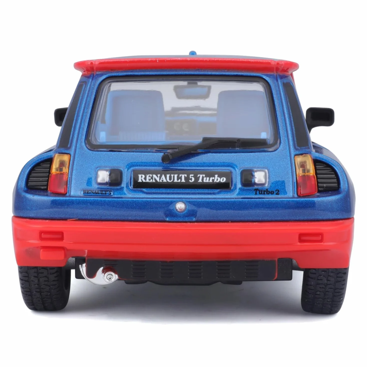 Bburago Renault 5 Turbo 1:24 Miniature Portes Ouvrables Bleu Rouge